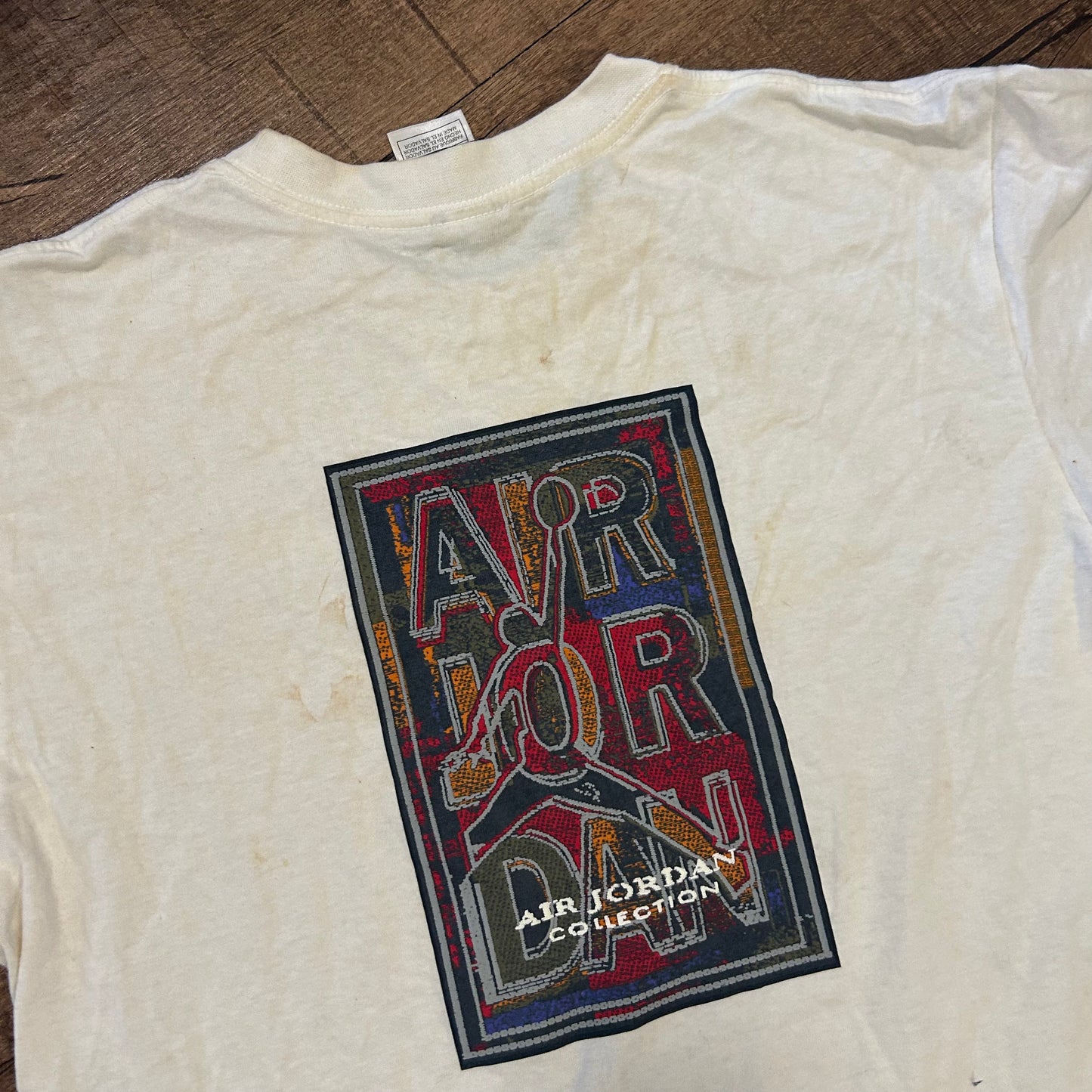 Air Jordan Collection Nike White Tshirt - Small - 19" x 29"