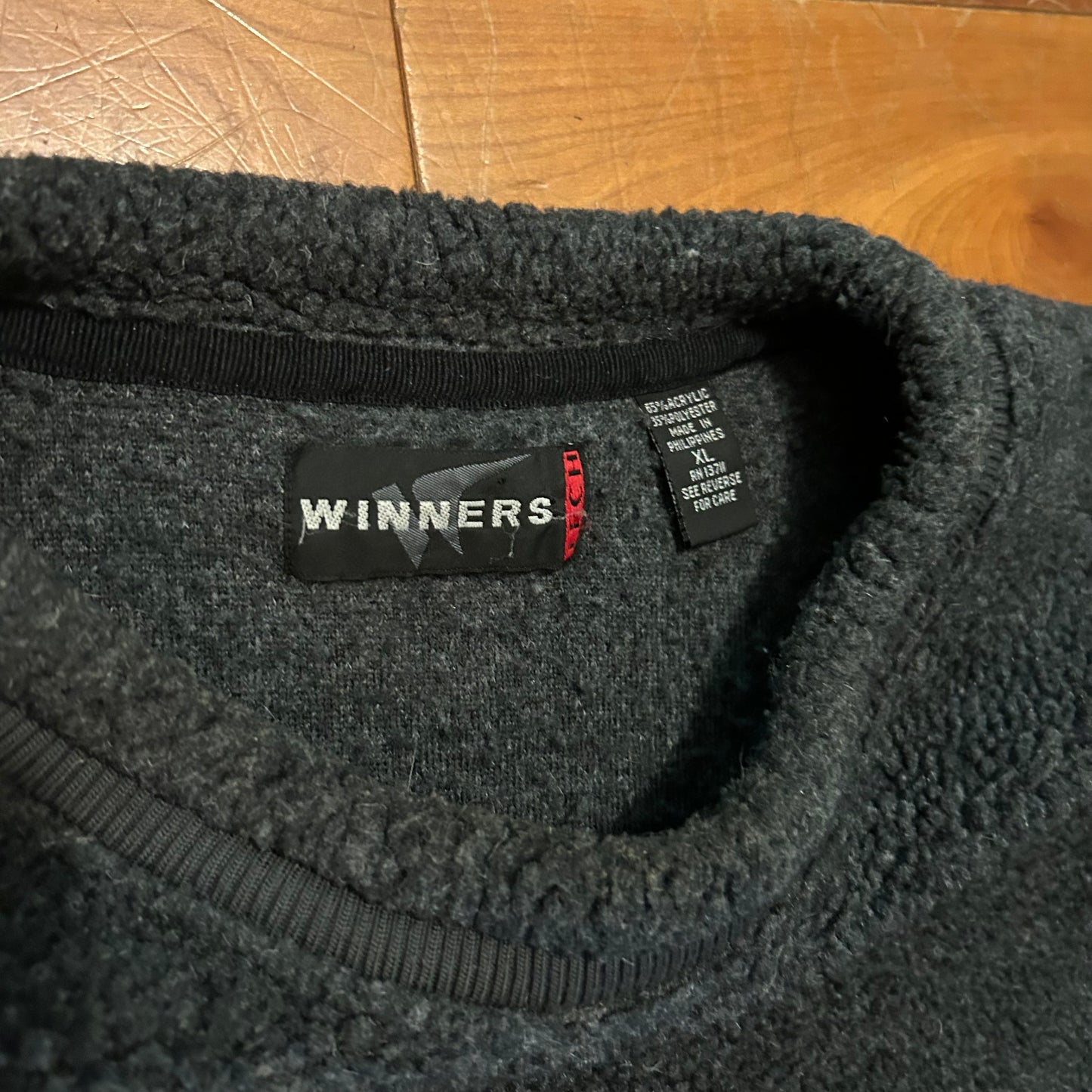 Winners Tech Acrylic Poly Crewneck Pile Sweatshirt - XLarge - 26" x 29"