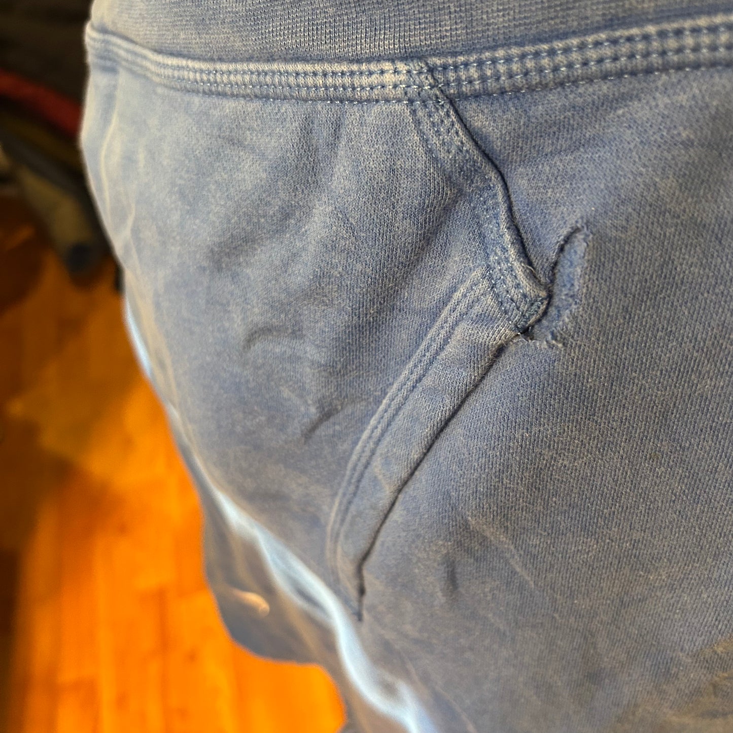 Nike Blue Hoodie Sweatshirt - Large - 22" x 23"