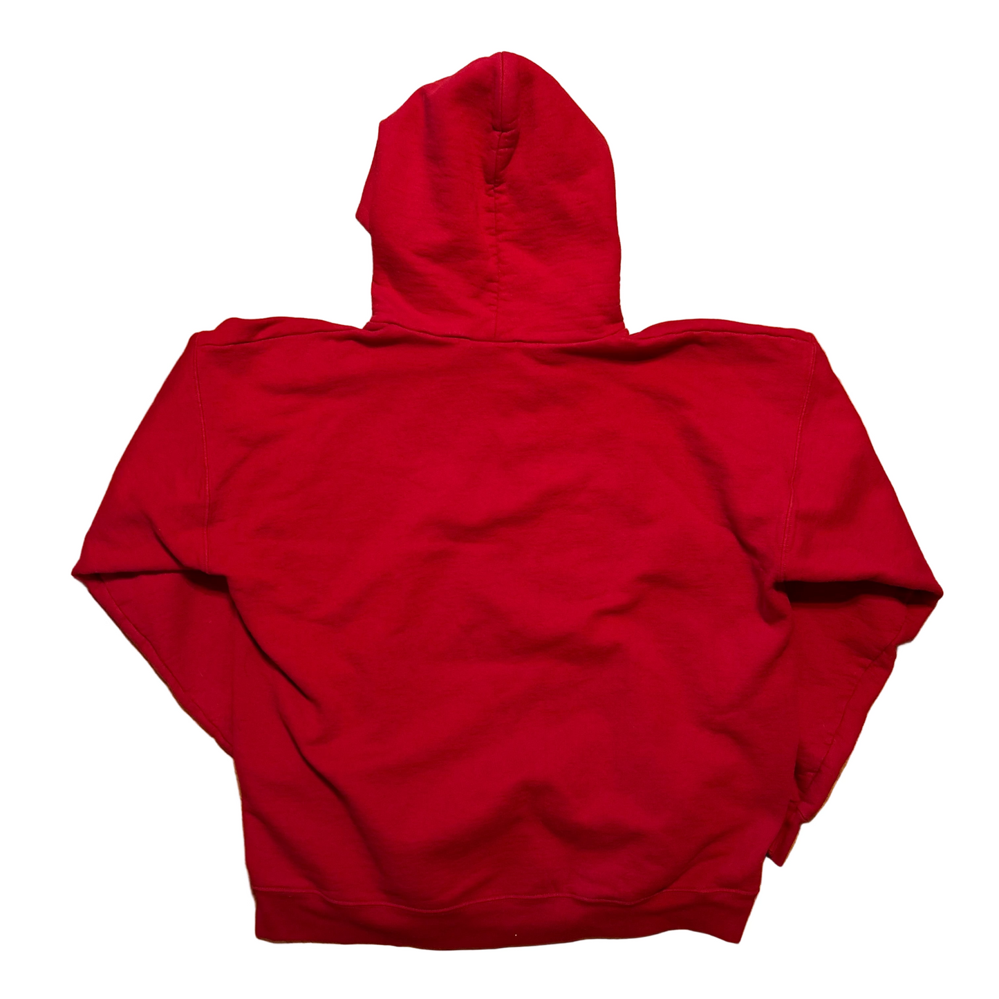 Hanes Red Blank Hoodie Sweatshirt - Large - 23" x 25"