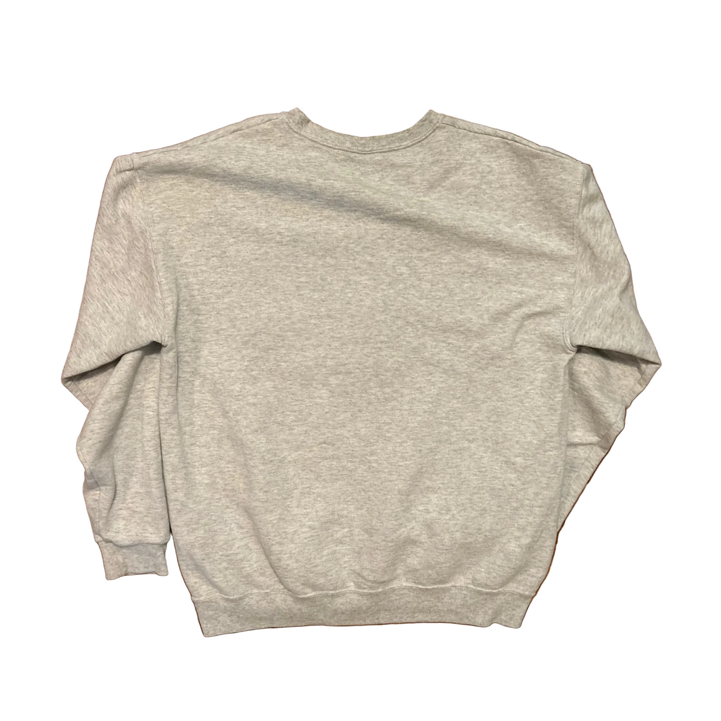 Purdue University Spellout College University Boilermakers Grey Crewneck Sweatshirt - Large - 23" x 27"