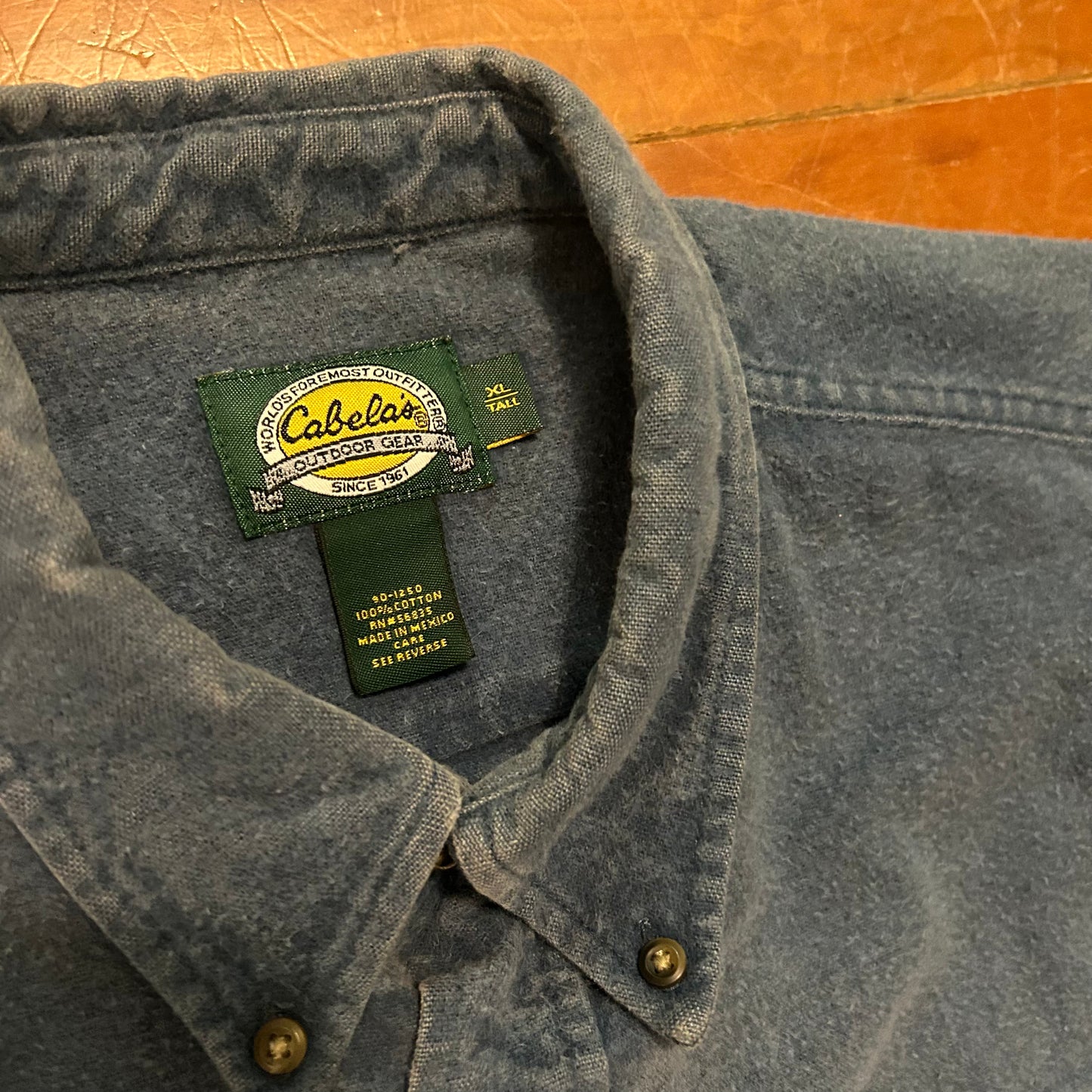 Cabela's Cotton Button Down Shirt - XLarge - 26" x 32"