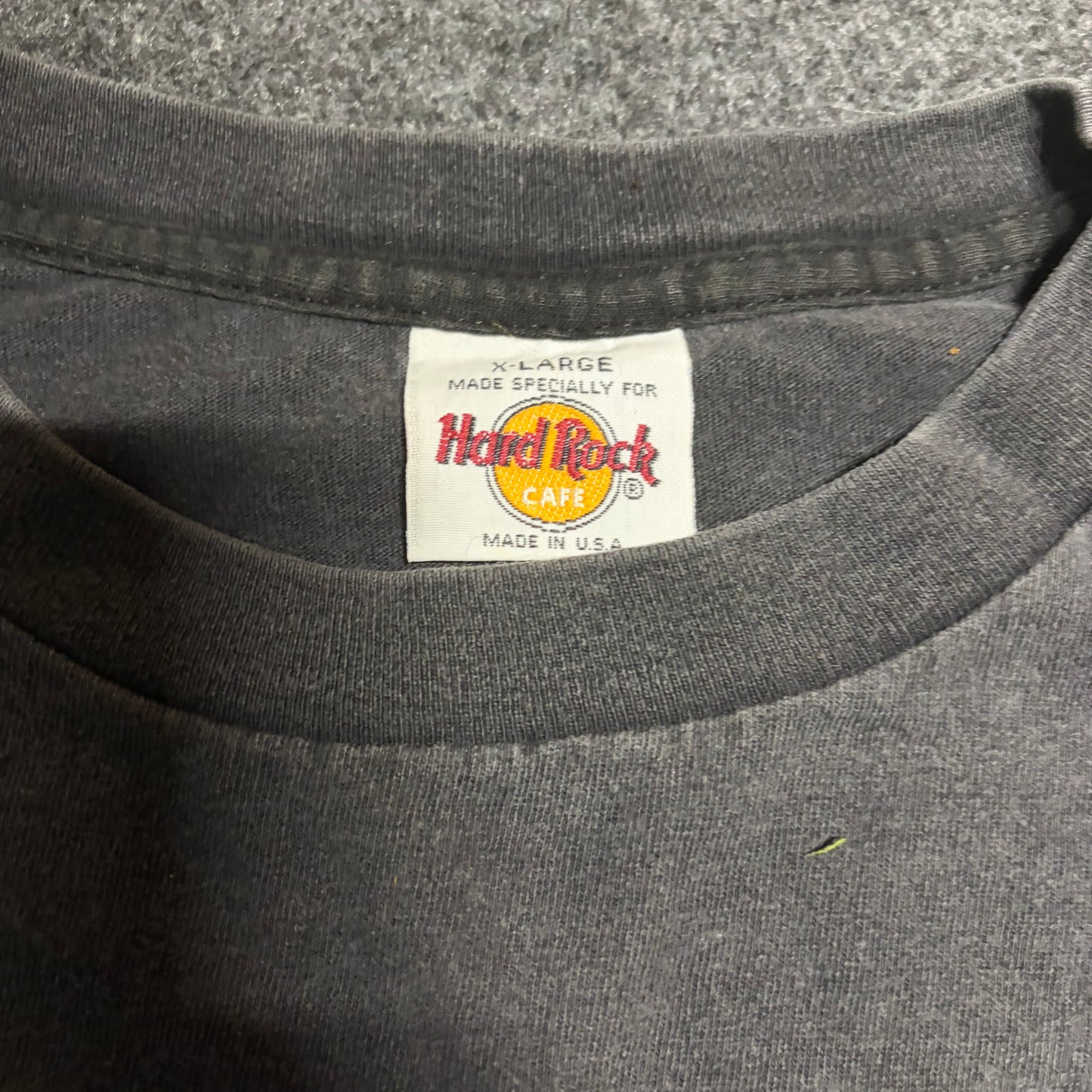 90’s Hard Rock Cafe Orlando Black Painter Tshirt - XLarge - 25" x 28"