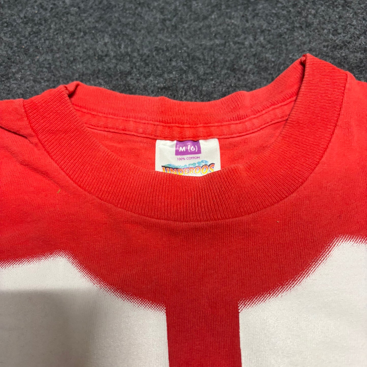 00’s Power Rangers Time Force Red Kids Tshirt - XSmall - 14" x 17"