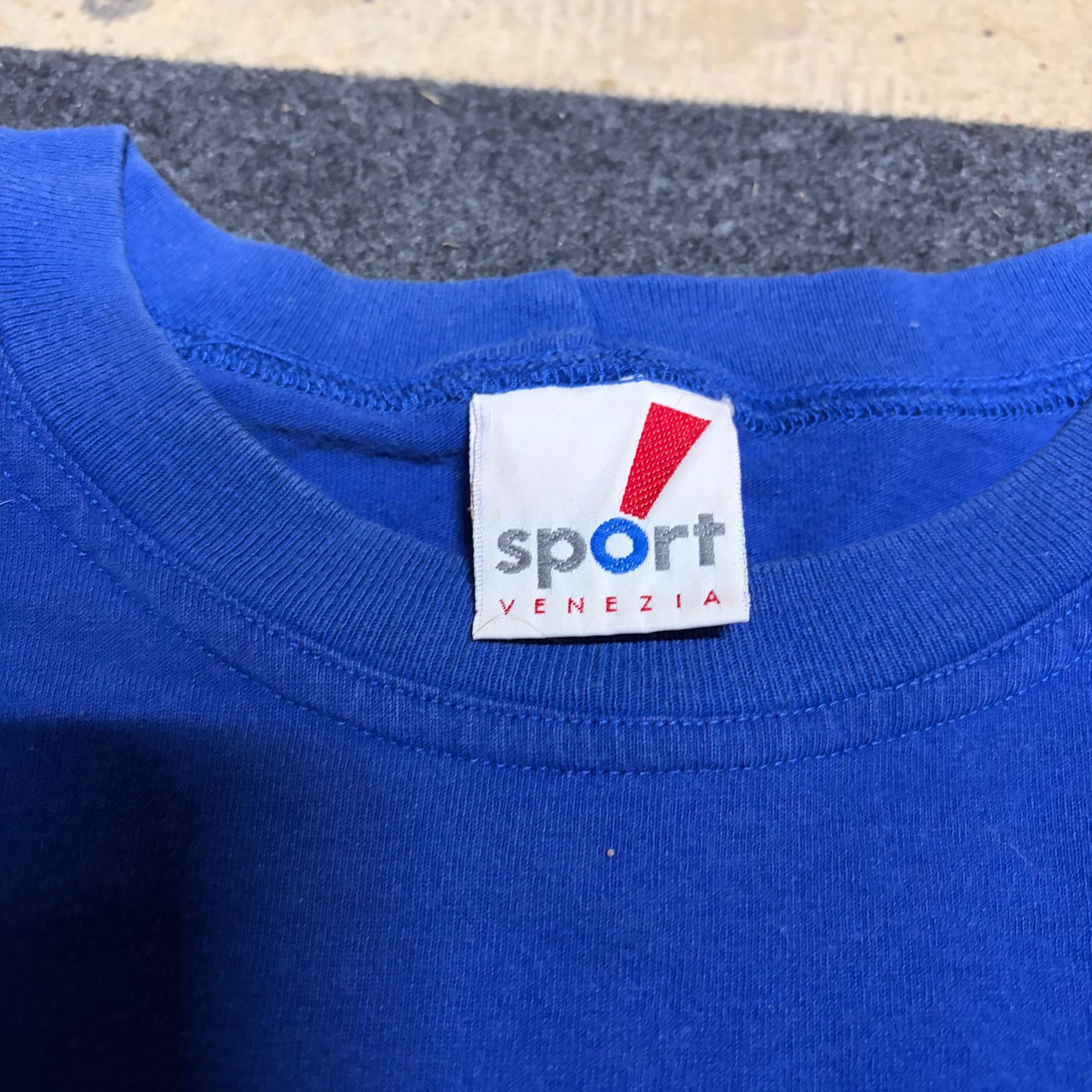 90’s Sport Venezia Blue Tshirt - XLarge - 27.5" x 29"