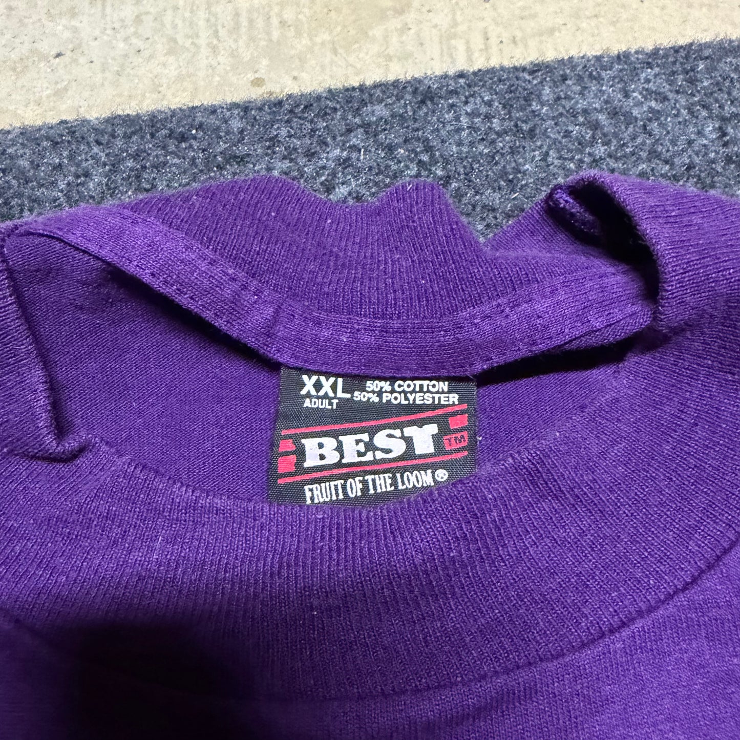 90’s FOTL BEST Woodard Family Reunion Purple Tshirt - XLarge - 25" x 31”