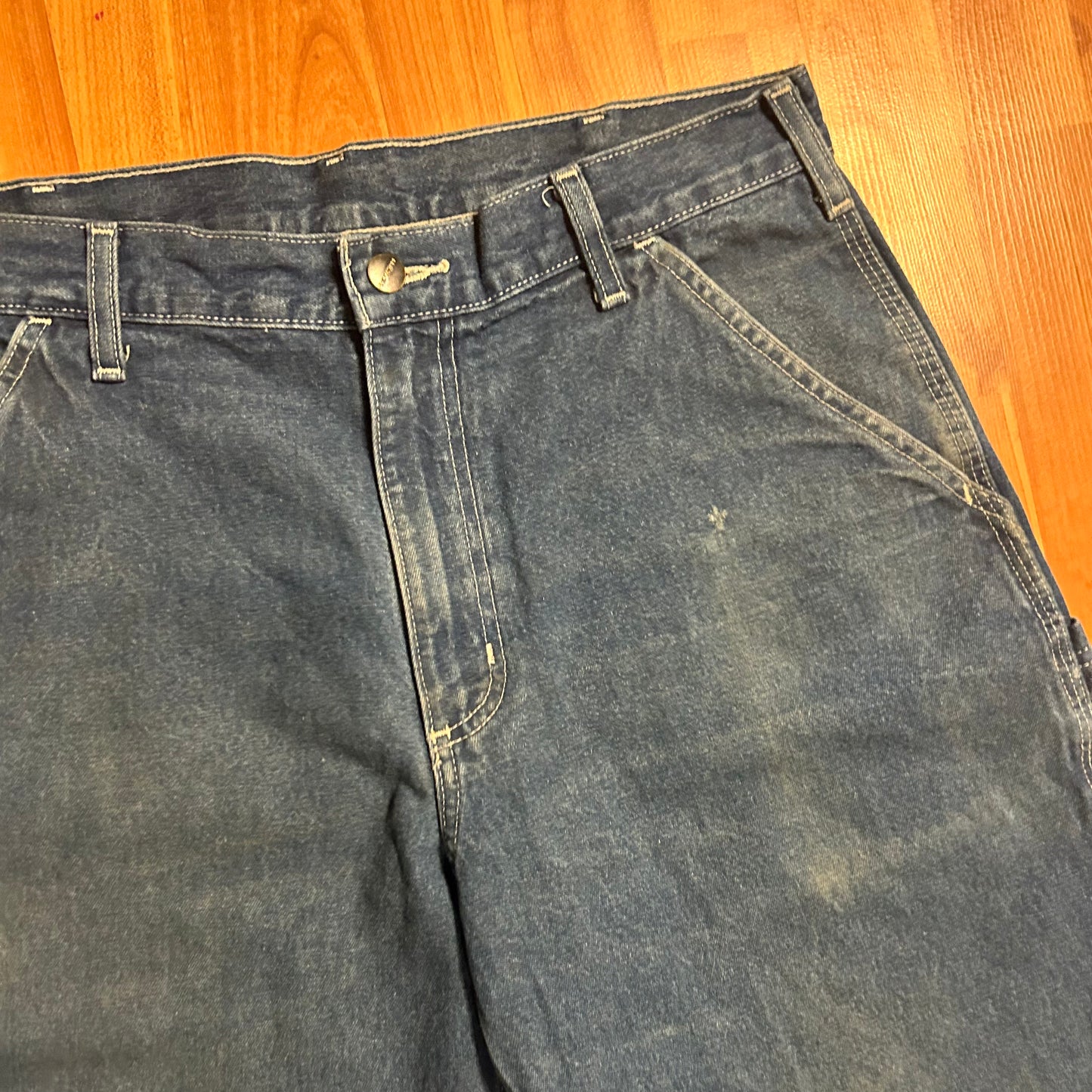 Carhartt Carphartt Denim Blue Carpenter Jeans - 34" x 30"