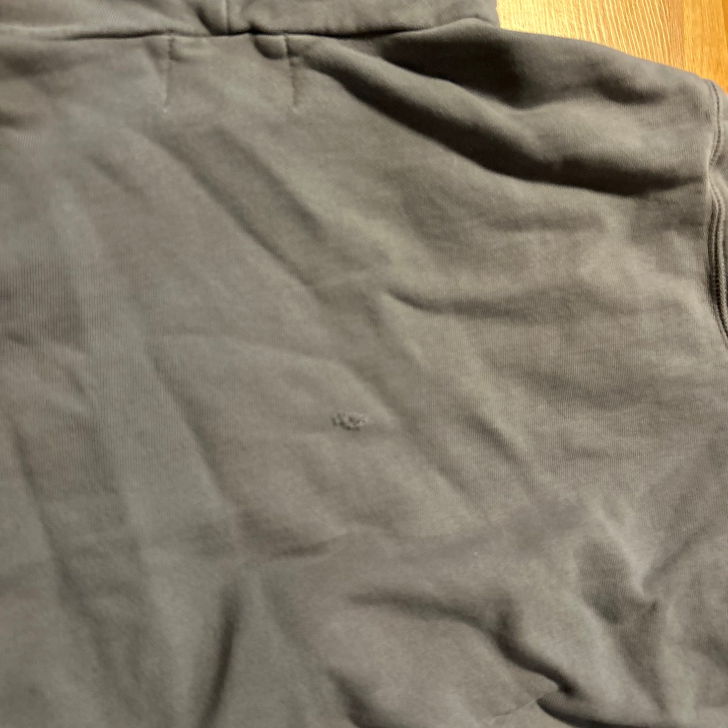 Eric Emanuel Grey Hoodie Sweatshirt - Large - 23.5" x 24"