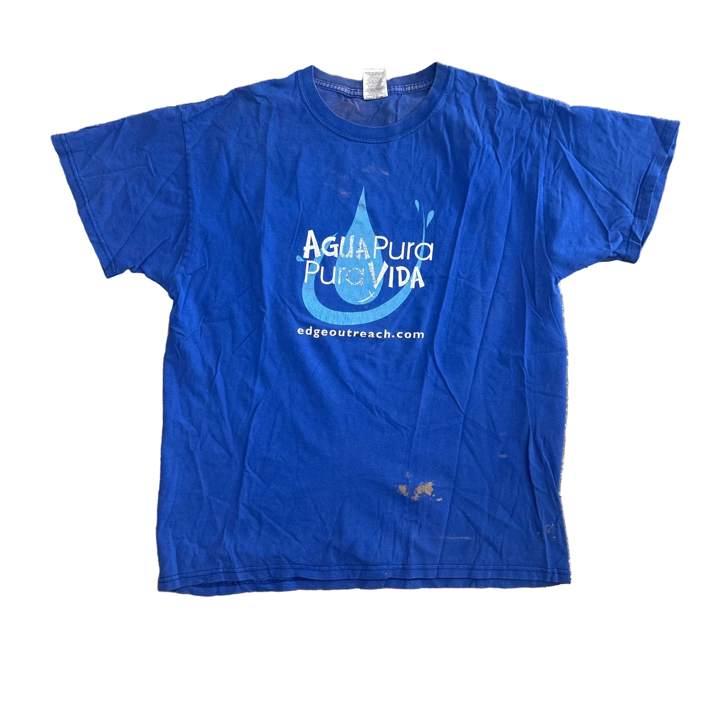 Agua Potable Blue Tshirt - Medium - 21" x 27"