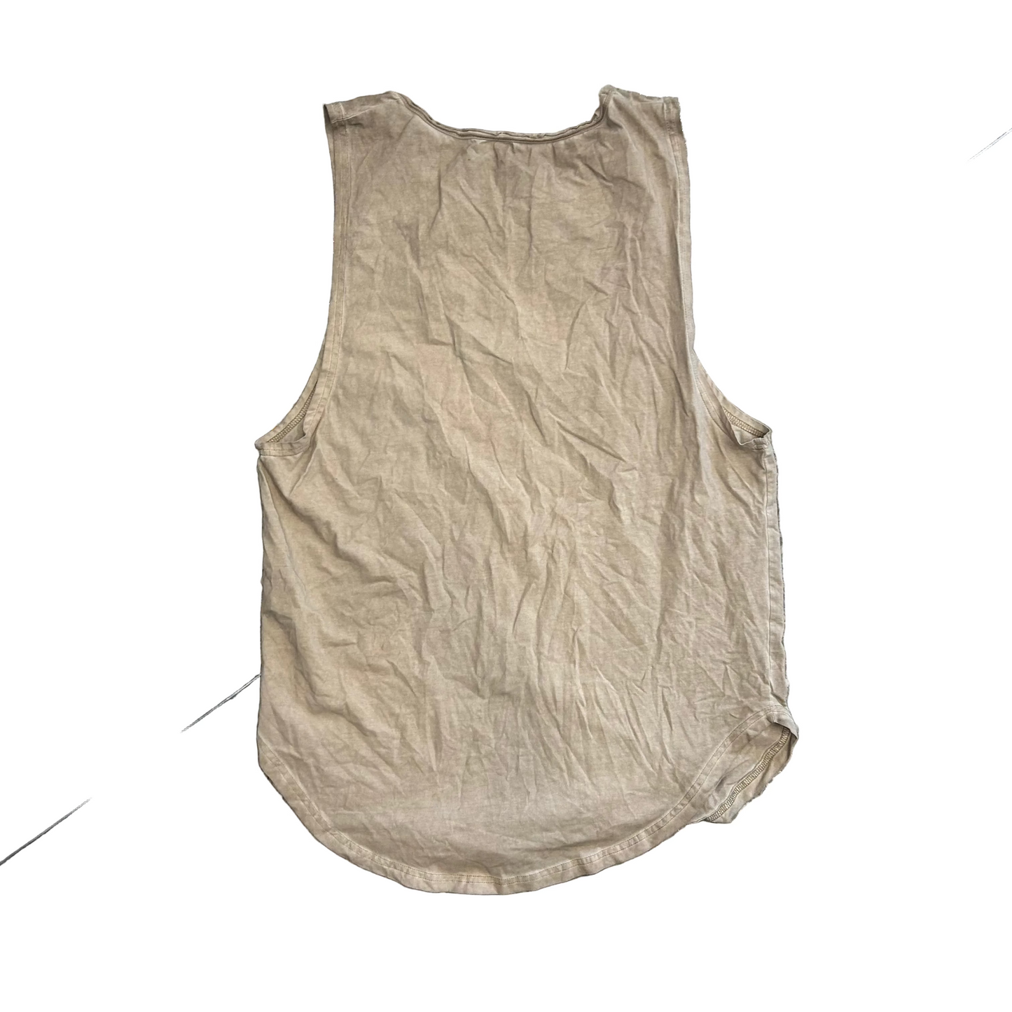 Jed North Brown Tank Top Shirt - Medium - 20" x 30"