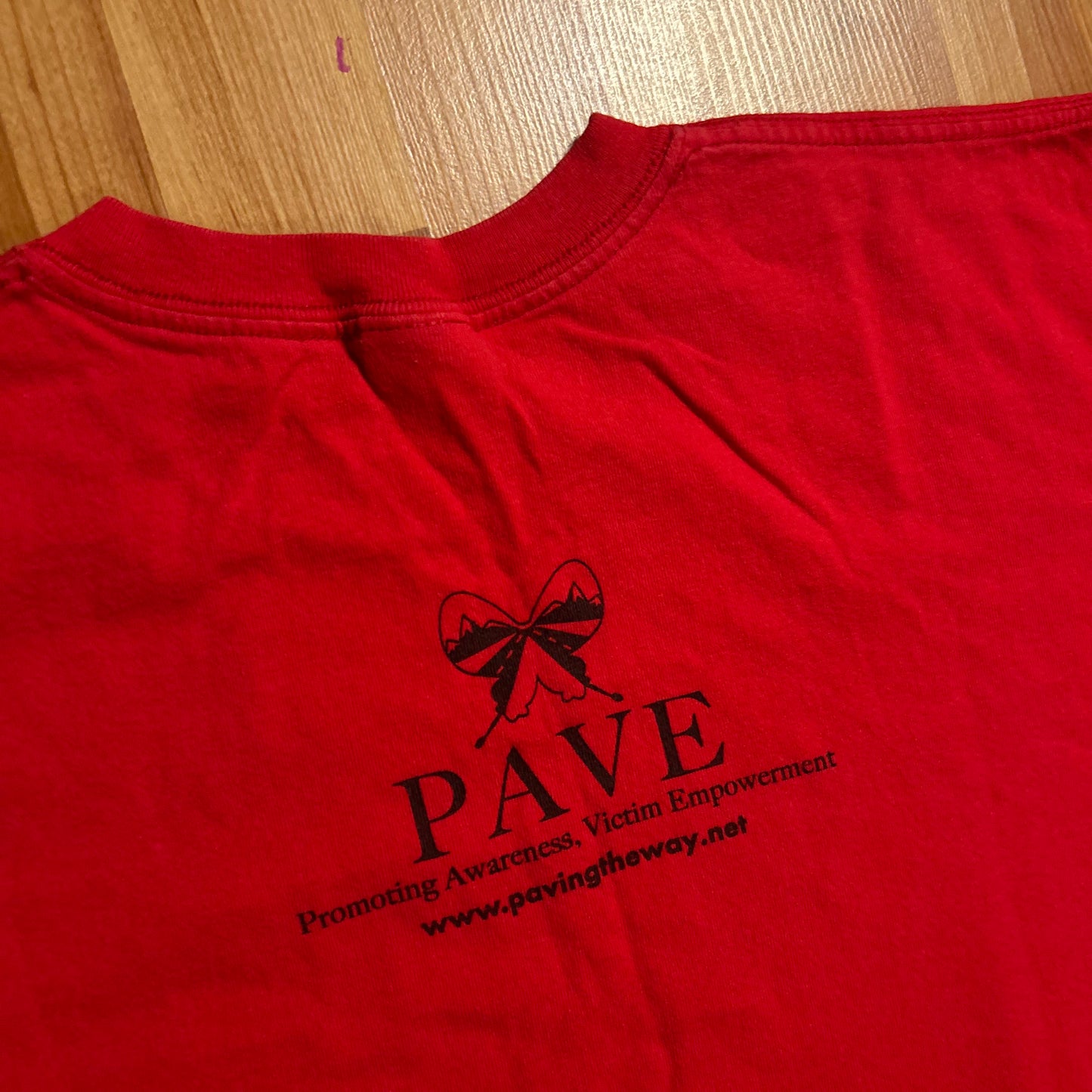 Anvil Asking is the First Thing You Do With Your Mouth Victim Empowerment Red Tshirt - Medium - 21.5” x 28”