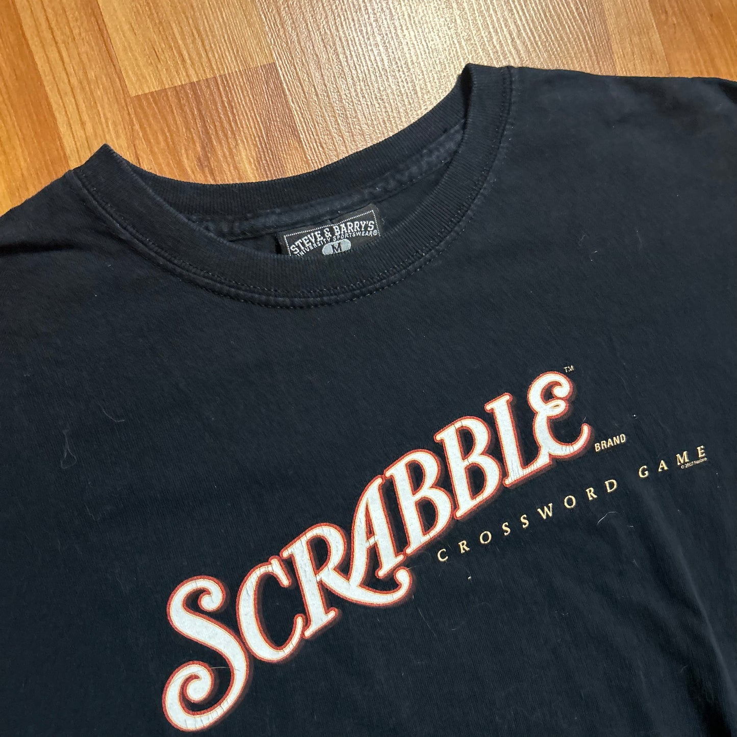 Steve and Barry’s Scrabble Crossword Board Game 2007 Navy Blue Tshirt - Medium - 20" x 27.5"