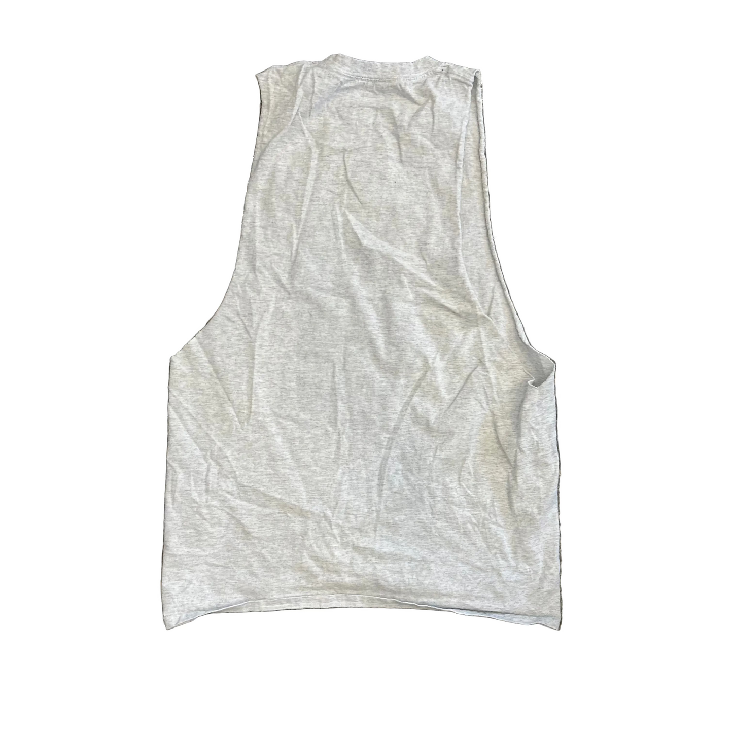 Hanes Old Friends Thorough Retirement Embroidered Green Grey Tank Top Shirt - Medium - 20" x 28"