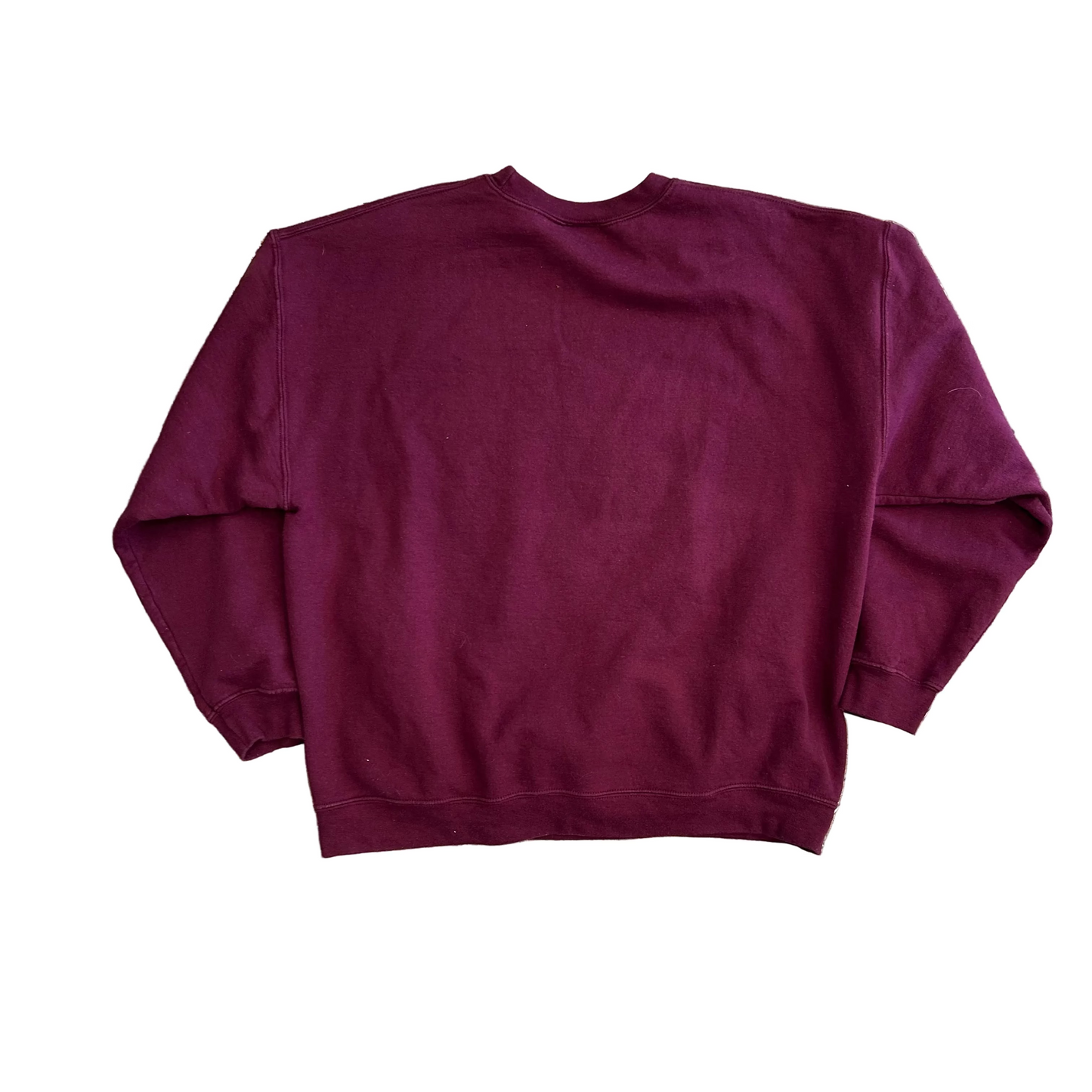 Harvard University Maroon Red Crewneck Sweatshirt - Boxy XLarge - 26" x 27"