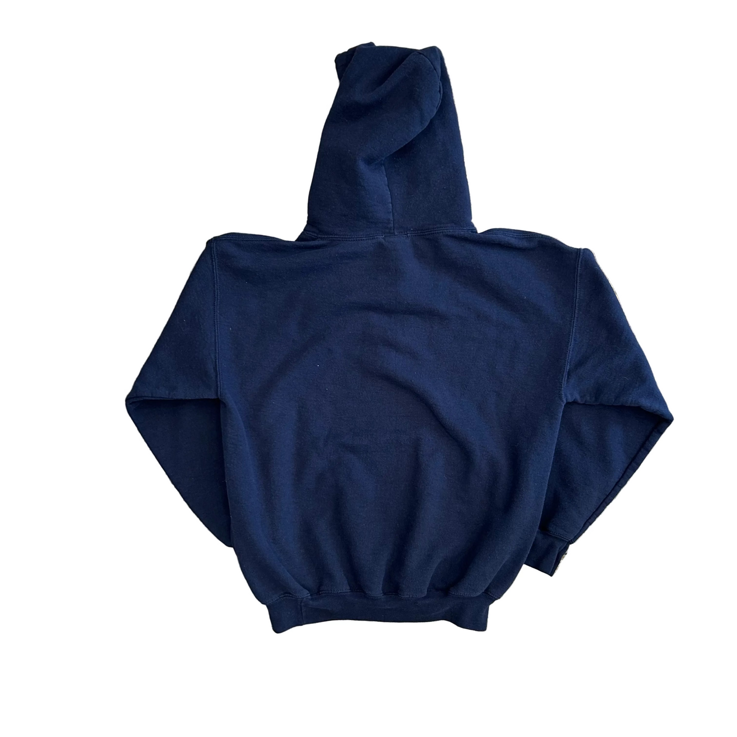 NFL New England Patriots Football Navy Blue Hoodie Sweatshirt - Large - 22" x 24"