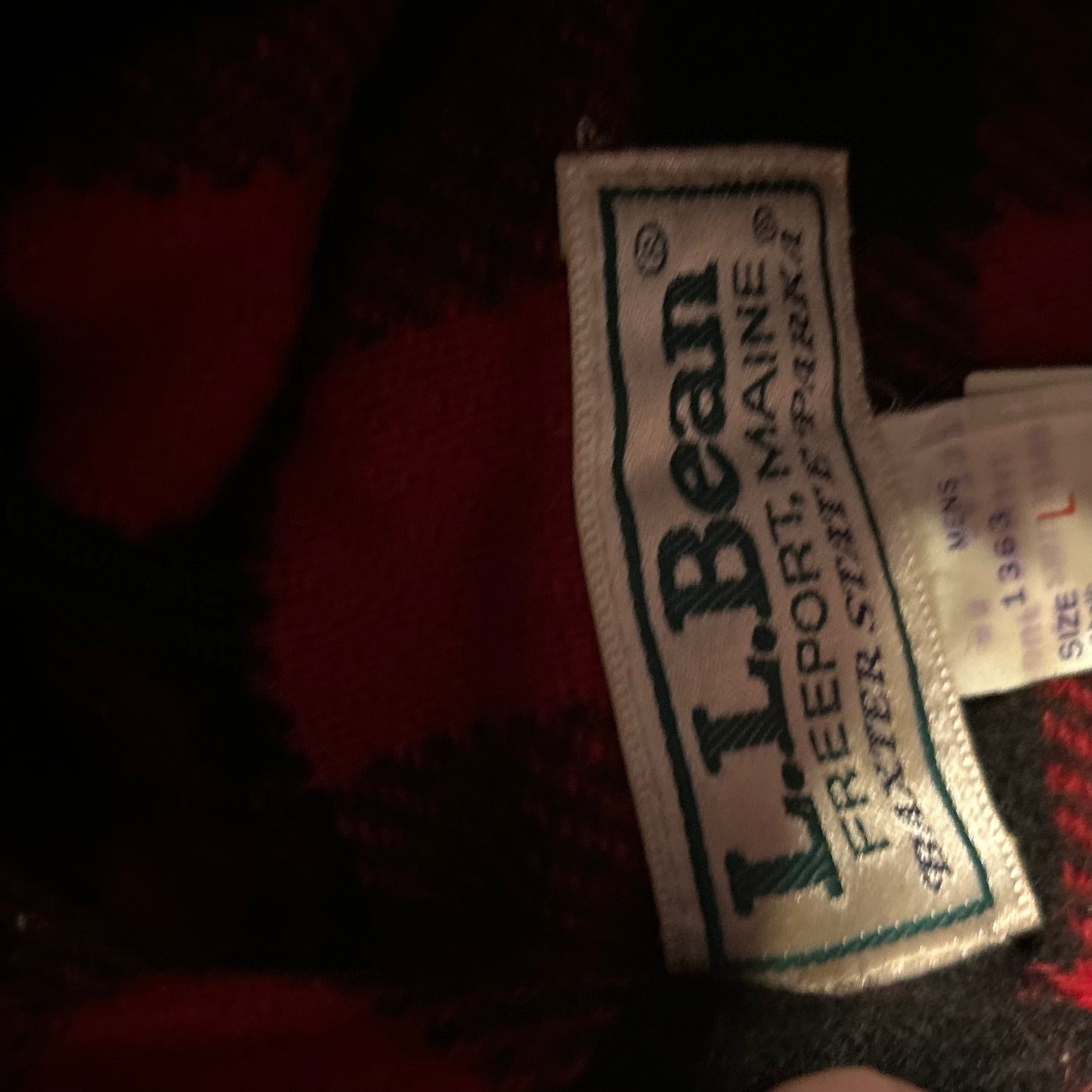 80/90's LL Bean Baxter State Parka Green Wool Lined Zip Up Jacket Coat - XLarge - 25" x 31.5"