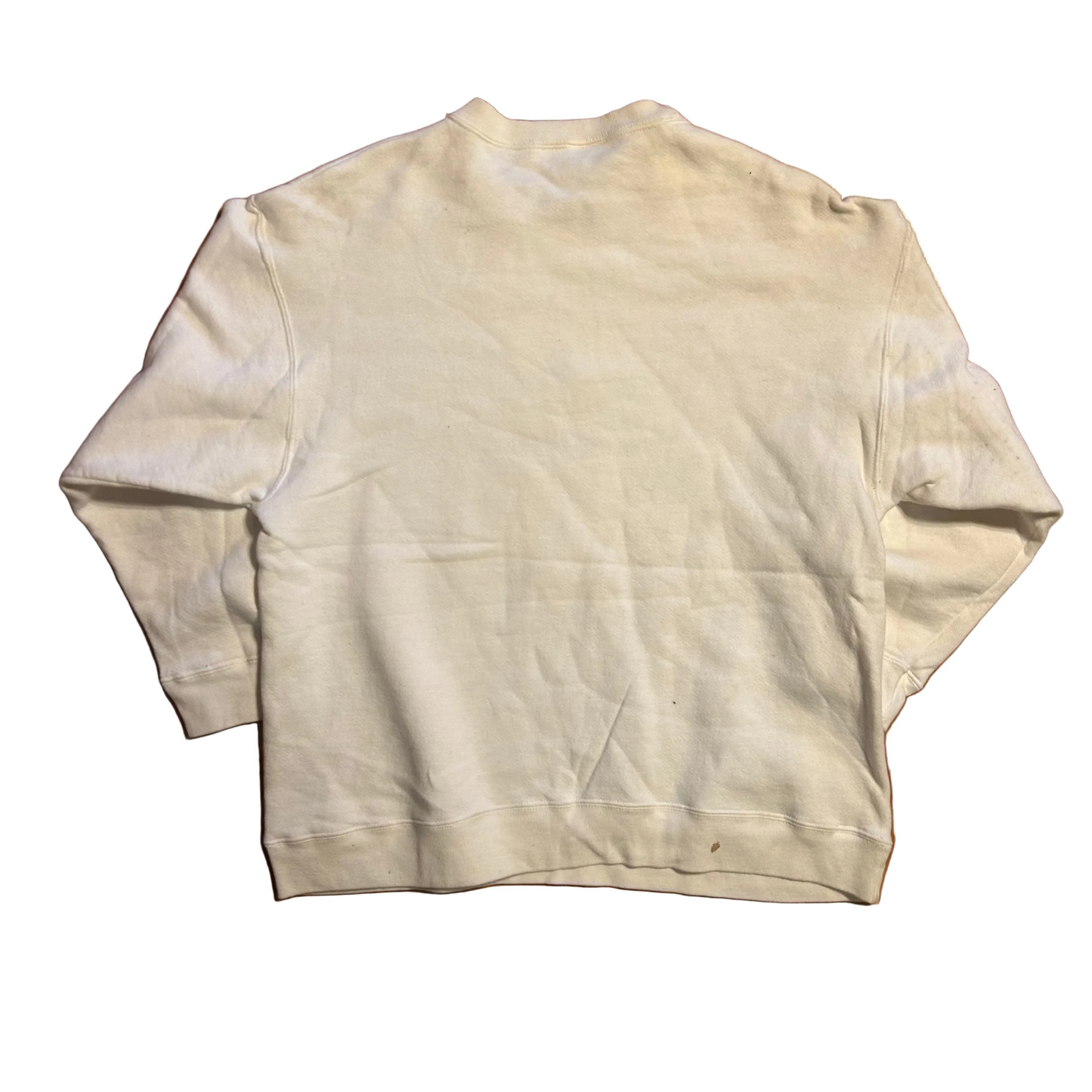 90's Guess White Crewneck Sweatshirt - Large - 22" x 26"