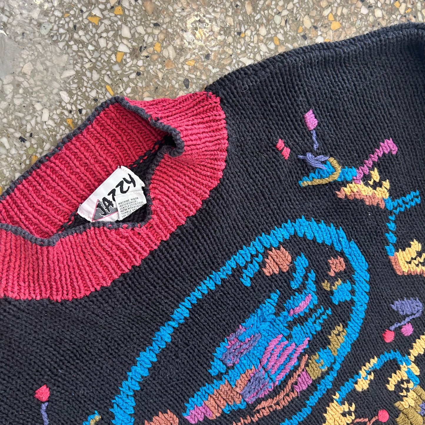 Jazzy Ramie Cotton Sweater - Large - 23" x 25"