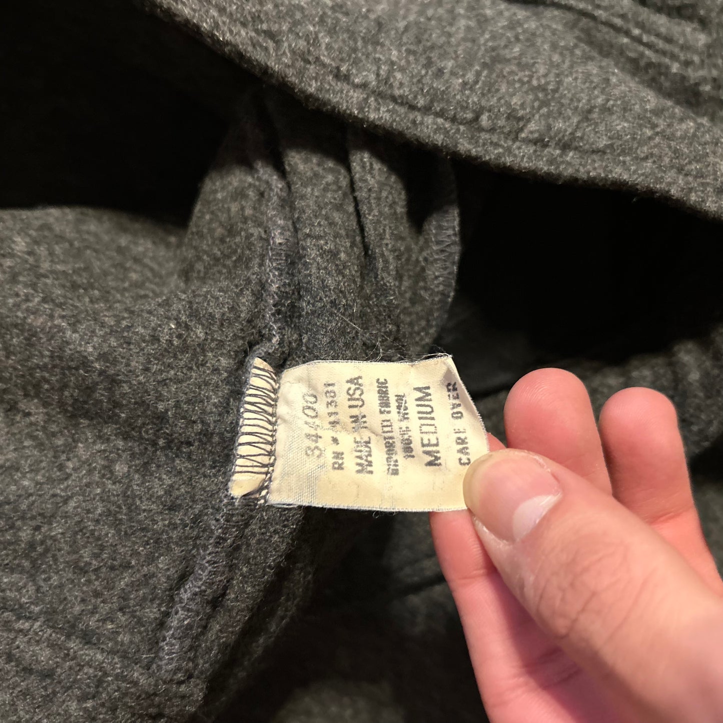 90's Polo Ralph Lauren Black Wool Trouser Dress Pants Slacks - 35" x 27.5"