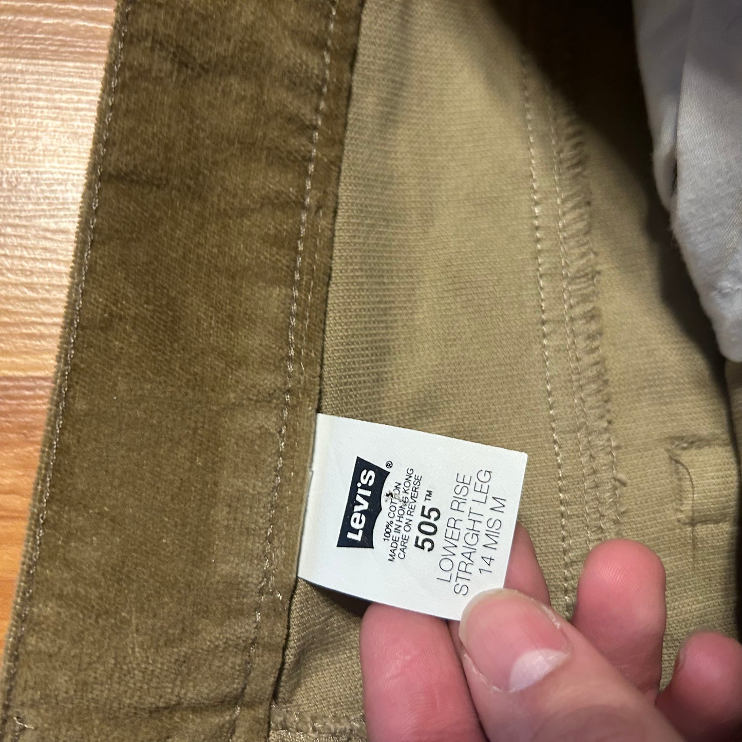 Levi's Corduroy Brown NWT DS Cotton Pants - 34" x 32"