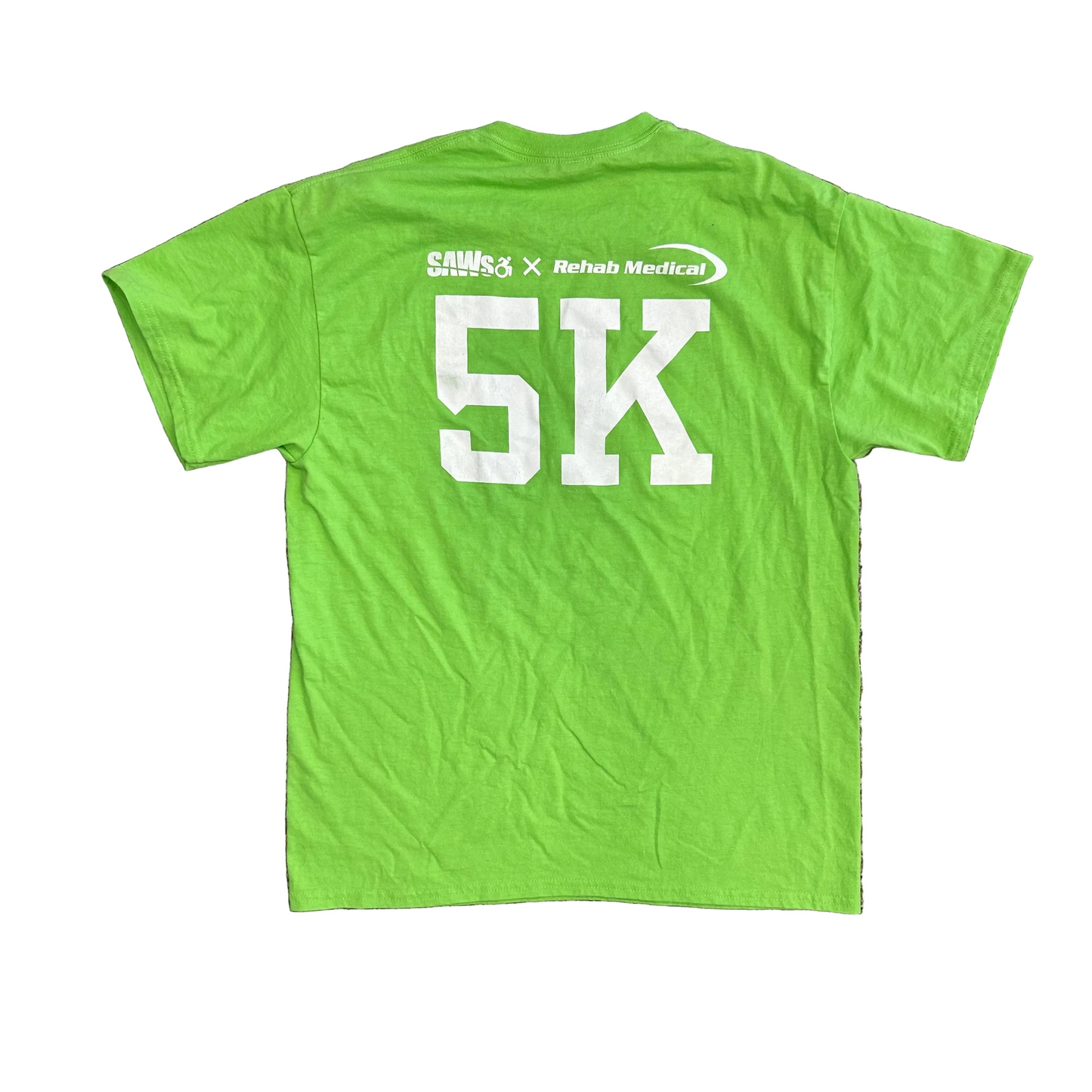 Servants at Work Neon Green Tshirt - Medium - 20.5" x 28"
