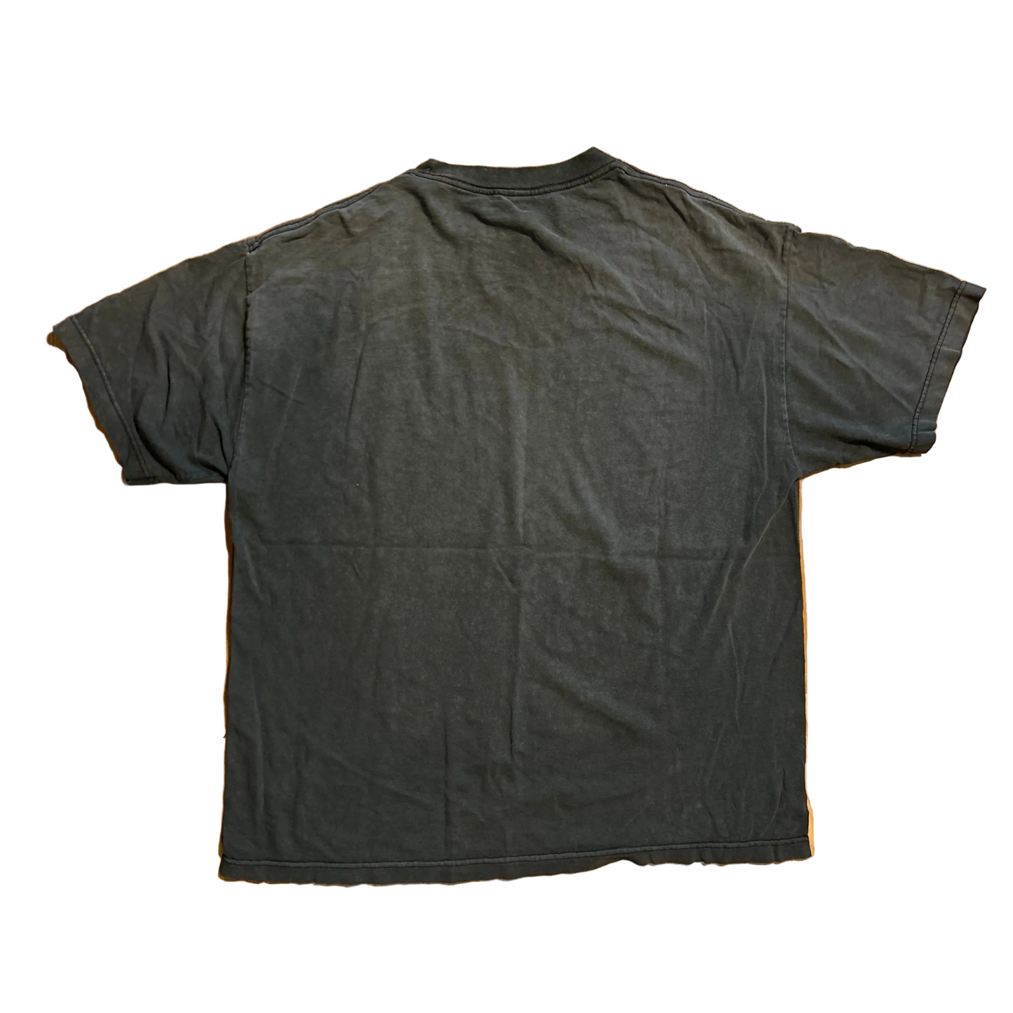 Cash and the King Johnny Cash Elvis Presley Black Faded Grey Music Tshirt - Large - 23" x 29"