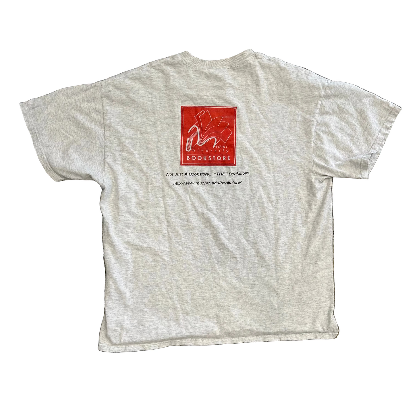 00’s Miami University Grey Tshirt - Large - 22" x 27"