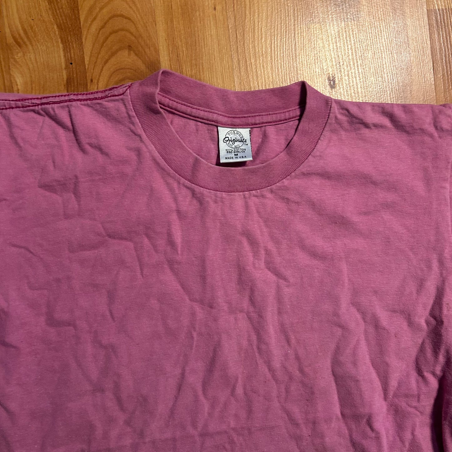 90's Turner Originals Pink Blank Tshirt - Small - 18" x 24"