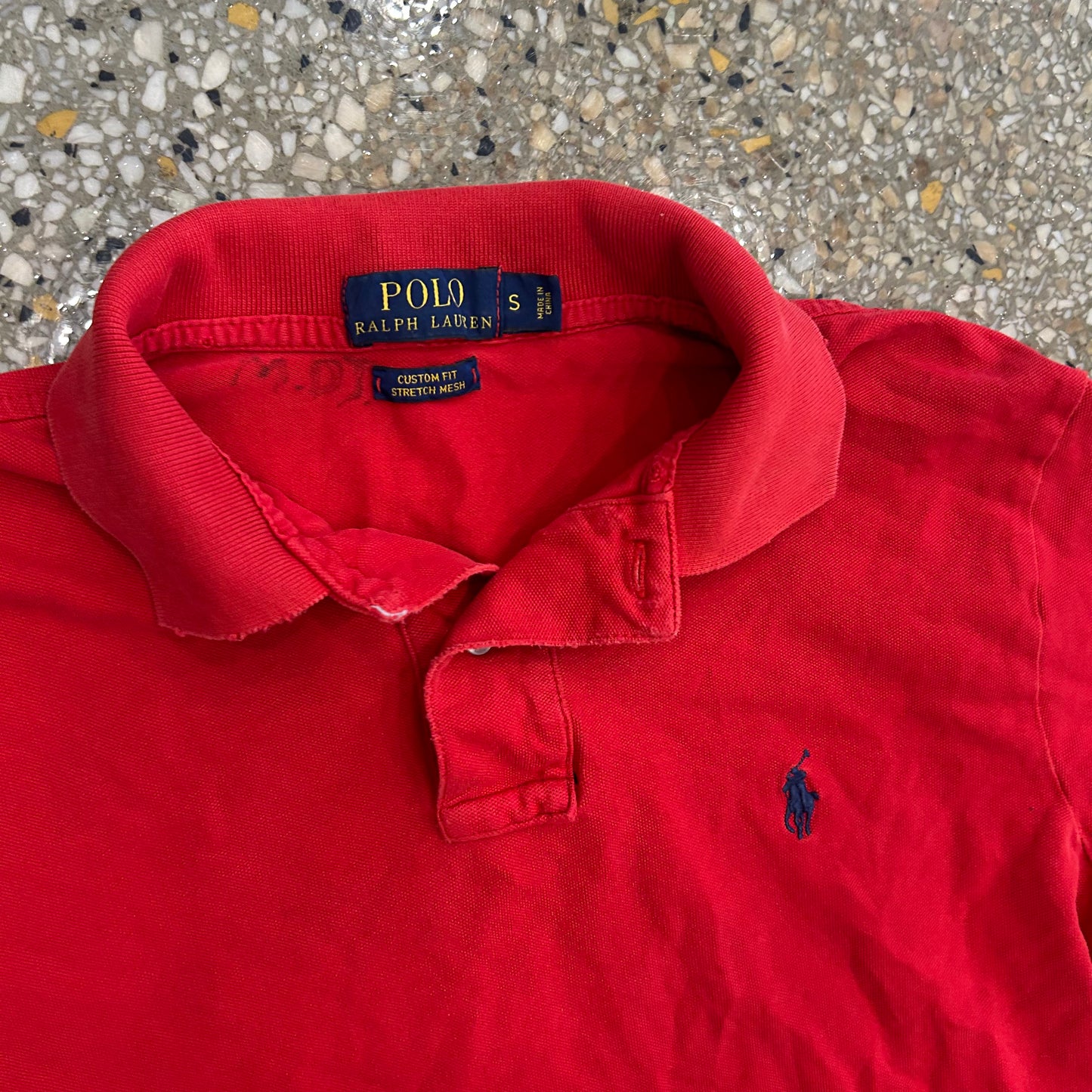Polo RalPH Lauren Red Cotton Polo Shirt - XSmall - 17.5" x 26"