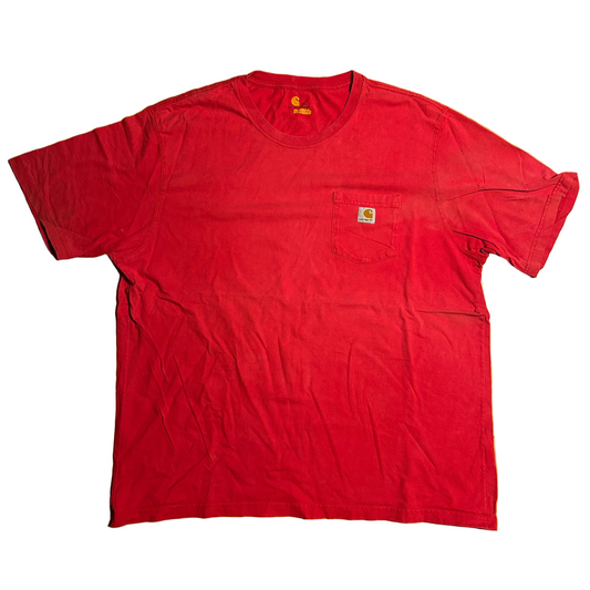 Carphartt Red Pocket Carhartt Tshirt - XLarge - 26" x 32"