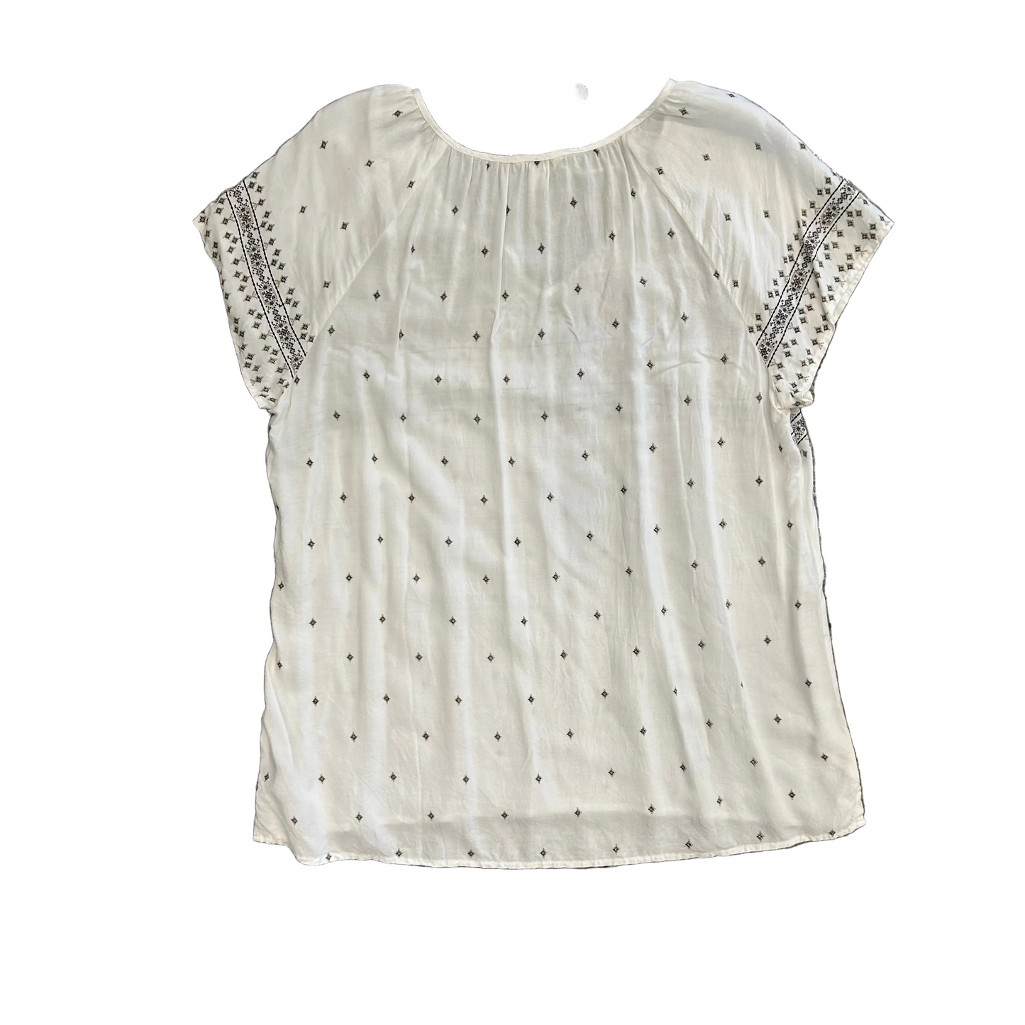 Sonoma White V Neck Tshirt - Medium - 21" x 29"