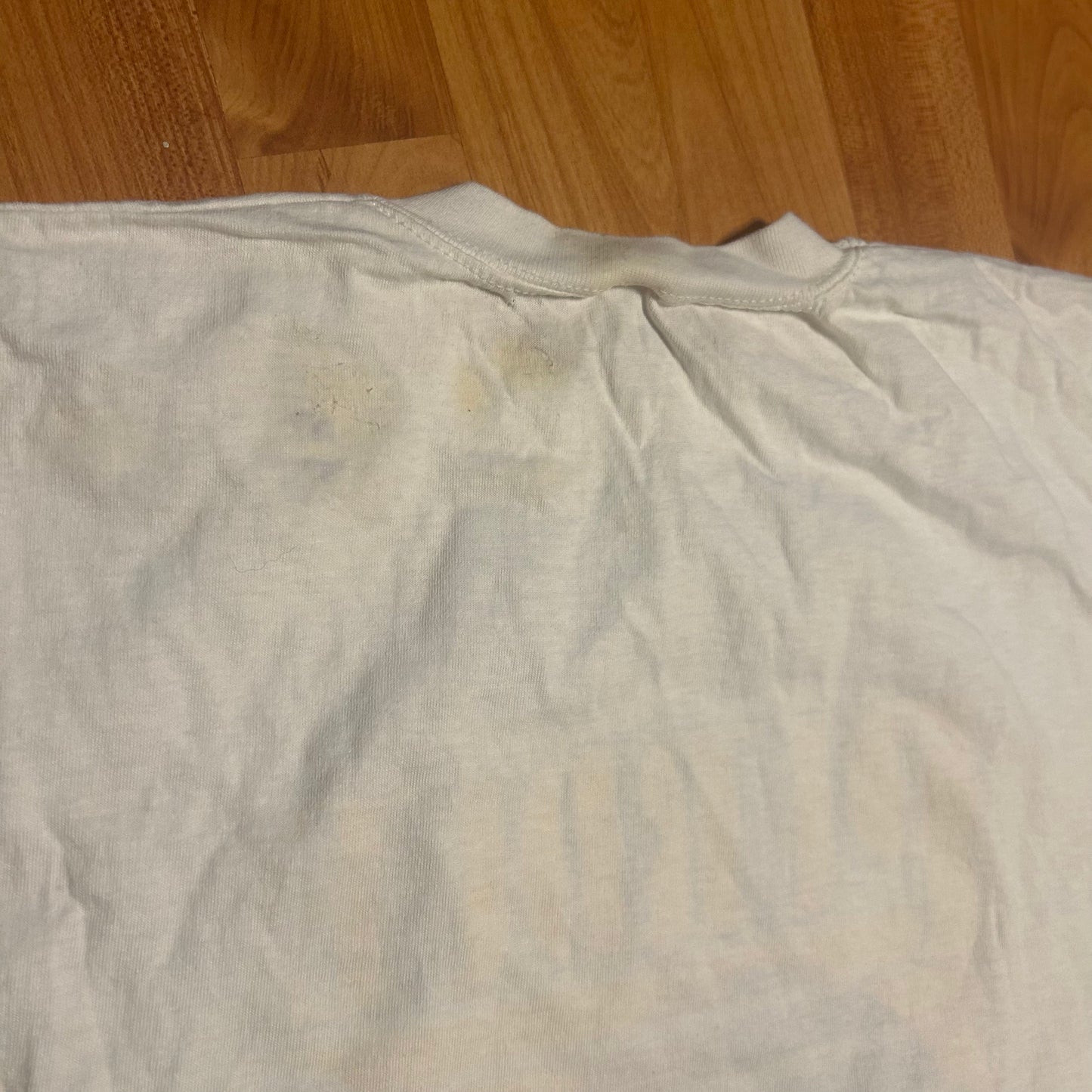 90’s Russell Athletics Purdue University Women’s Boilermakers Big Ten Basketball Champs White Cotton College Tshirt - Medium - 20.5” x 28”