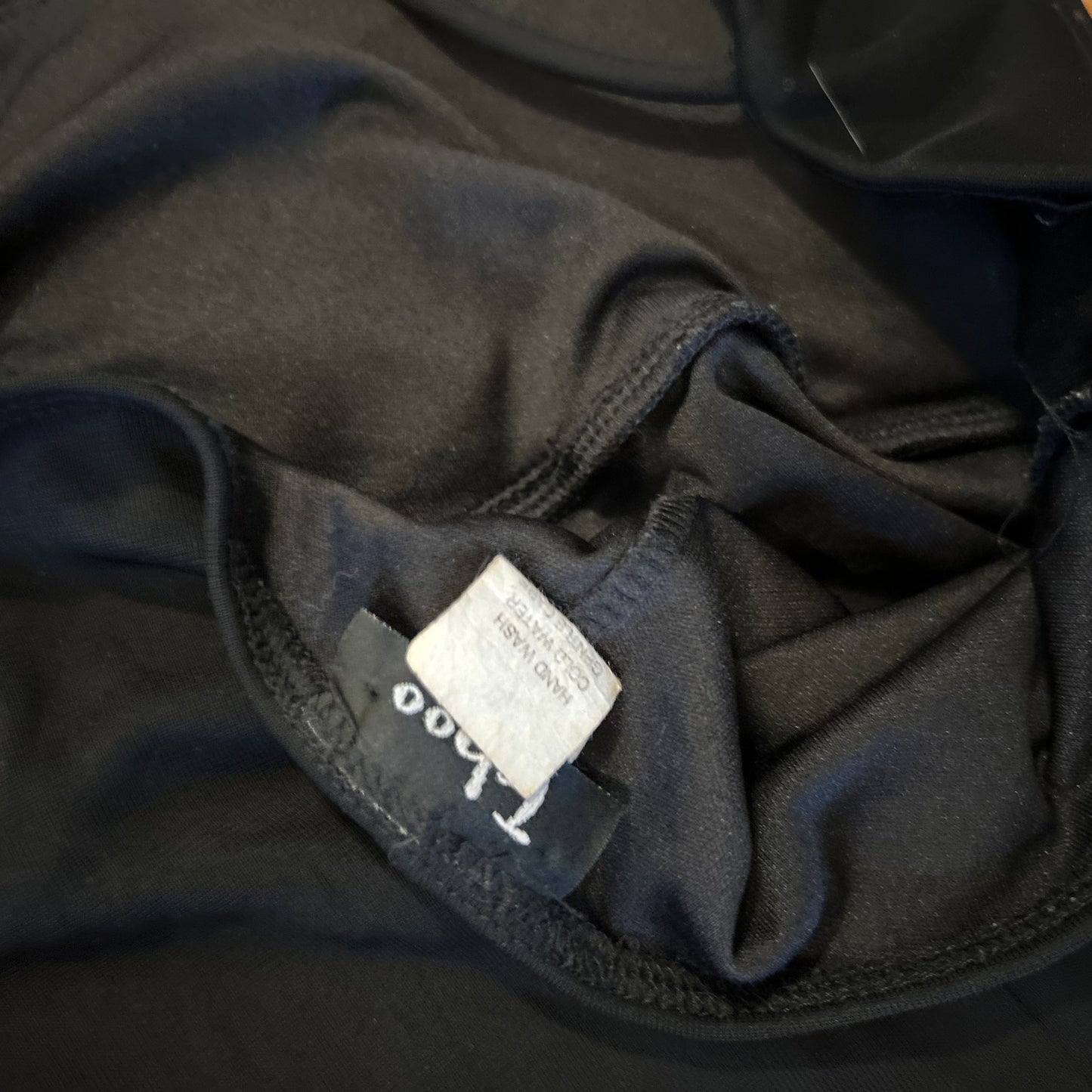 90's Taboo Black Sparkly Dress - Tagged Medium - 14" x 30"