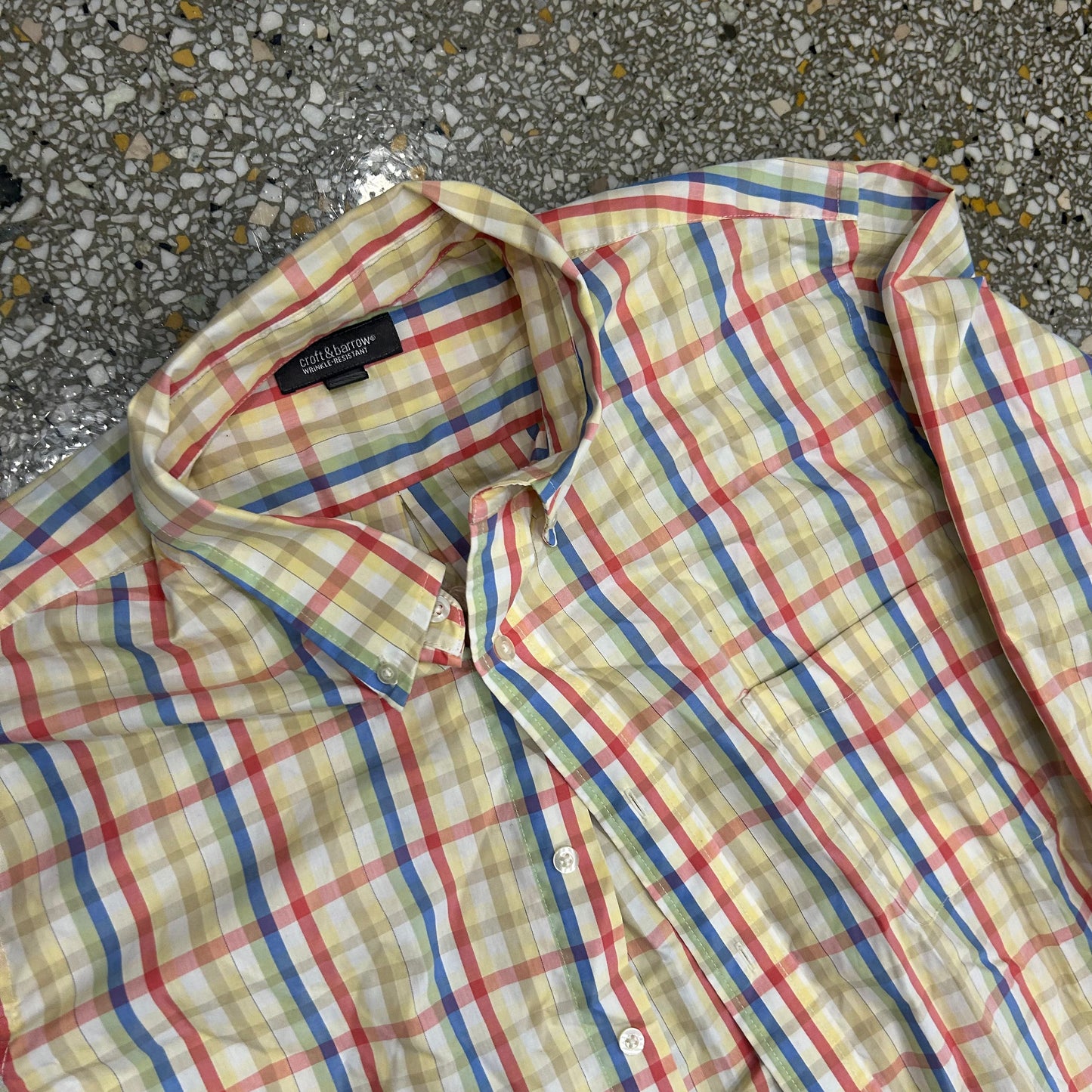 Croft and Barrow Rainboq Button Up Shirt - XLarge - 24" x 30"