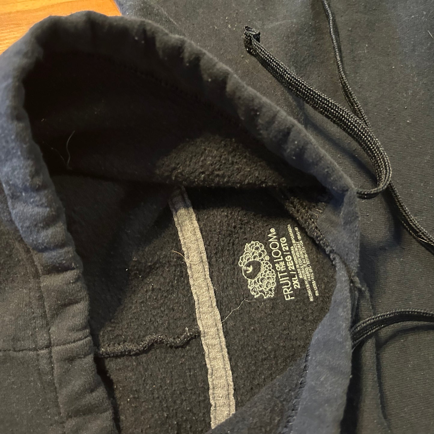 Phuck Ice Black FOTL Hoodie Sweatshirt - 26" x 26" - Boxy XLarge