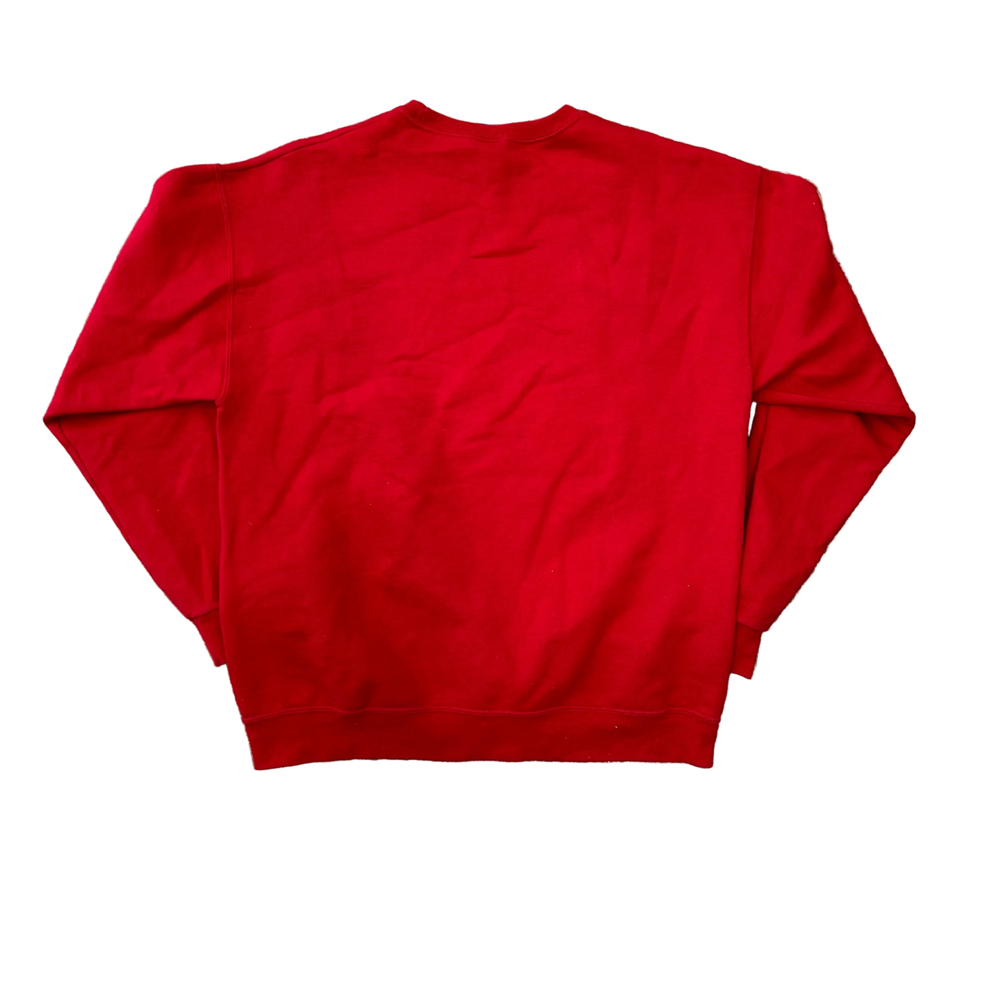 Jerzees Miami University Red Crewneck Sweatshirt - Large - 23" x 28"