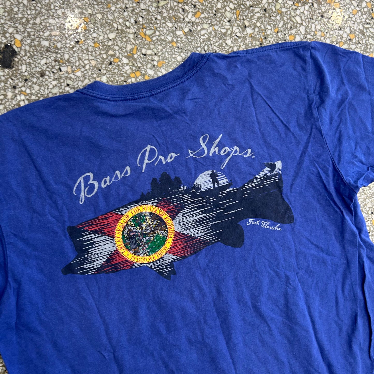 Bass Pro Shops Florida Blue Tshirt - Large - 23" x 29"