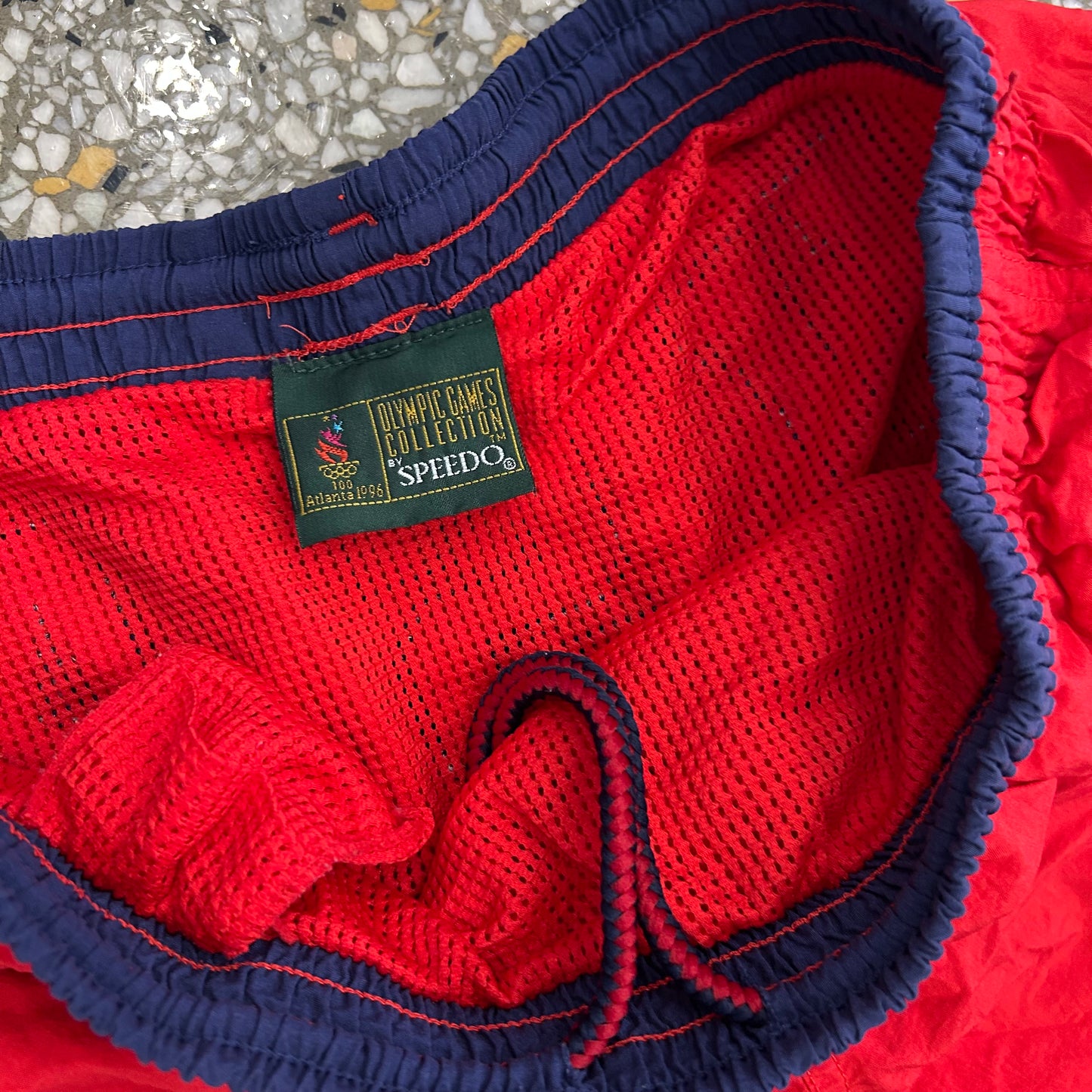 90’s Speedo Atlanta Olympic Red Shorts - 30" x 5"