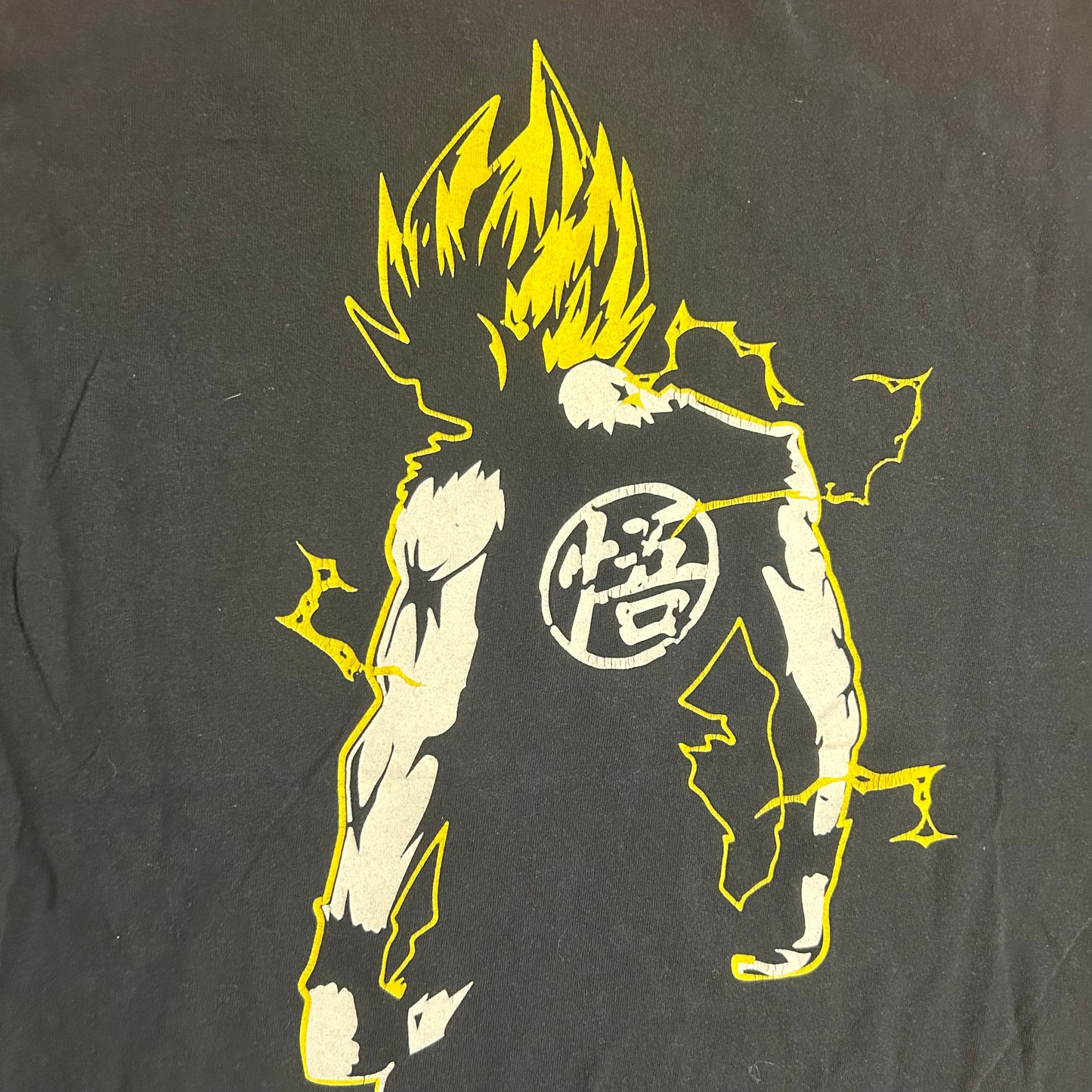 Gildan Ultra Cotton Dragon Ball Z TV Black Cotton Longsleeve Shirt - Medium - 21" x 28"