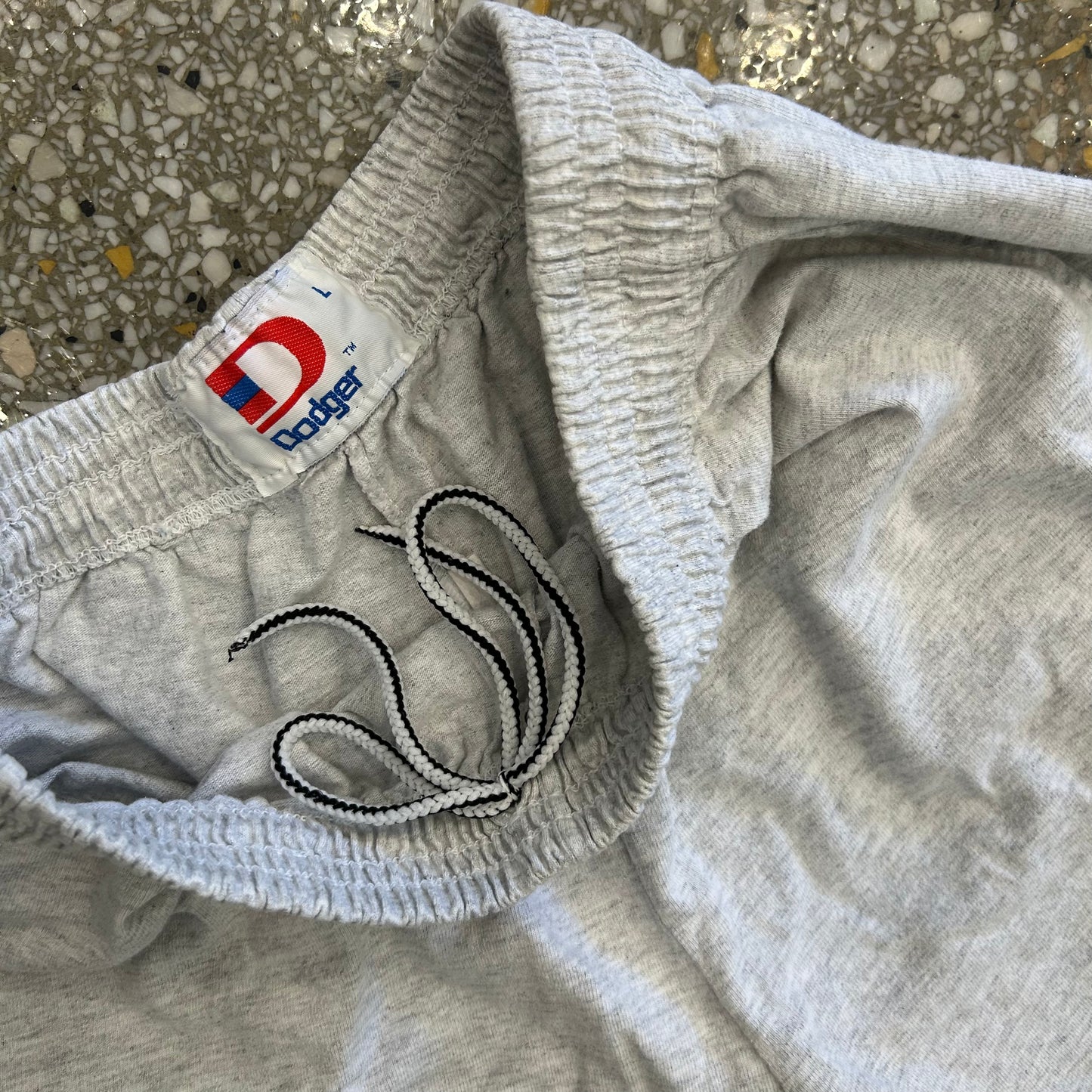 90's Dodger Grey Sweatshorts - 26" x 7.5"