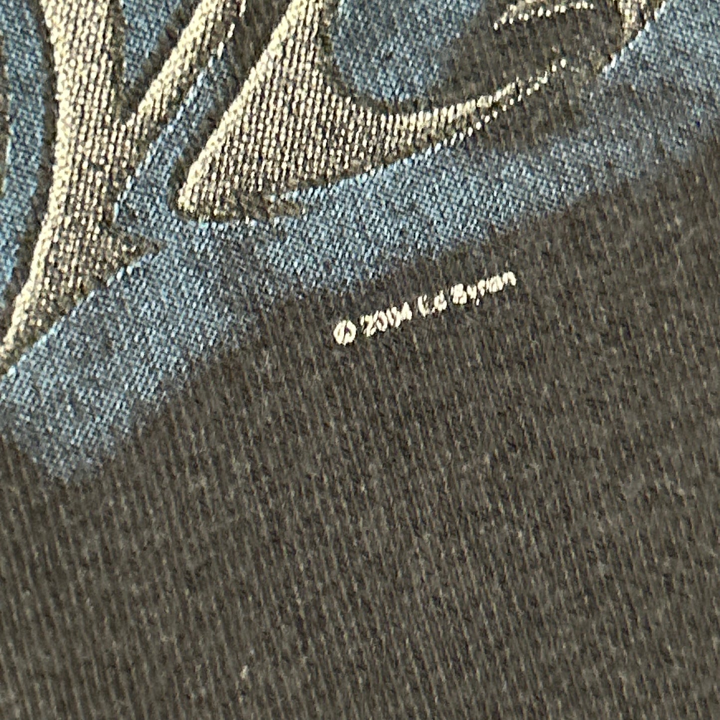 Delta Pro Weight Forgiven 2004 Bleached Black Grey Faded Cotton Tshirt - Large - 23" x 27.5"