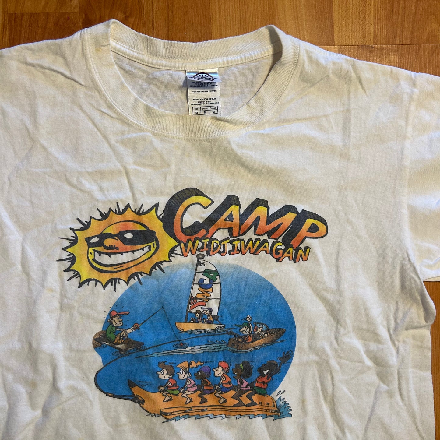 Delta Pro Weight Water You Doing This Summer YMCA White Tshirt - Small - 19" x 25"