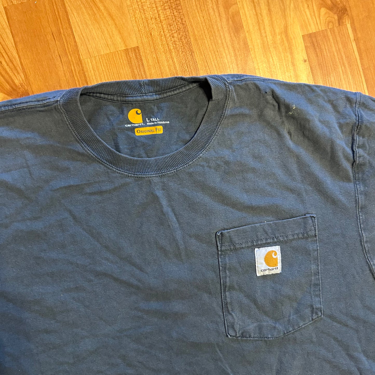 Carhartt Carphartt Blue Pocket Tshirt - XLarge - 24" x 31"