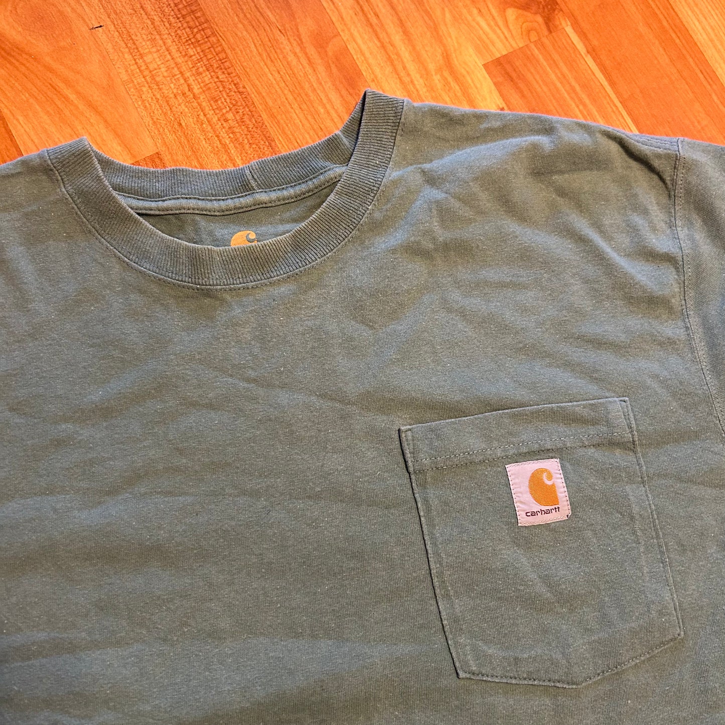 Carhartt Carphartt Green Pocket Tshirt - Medium - 21.5" x 31"