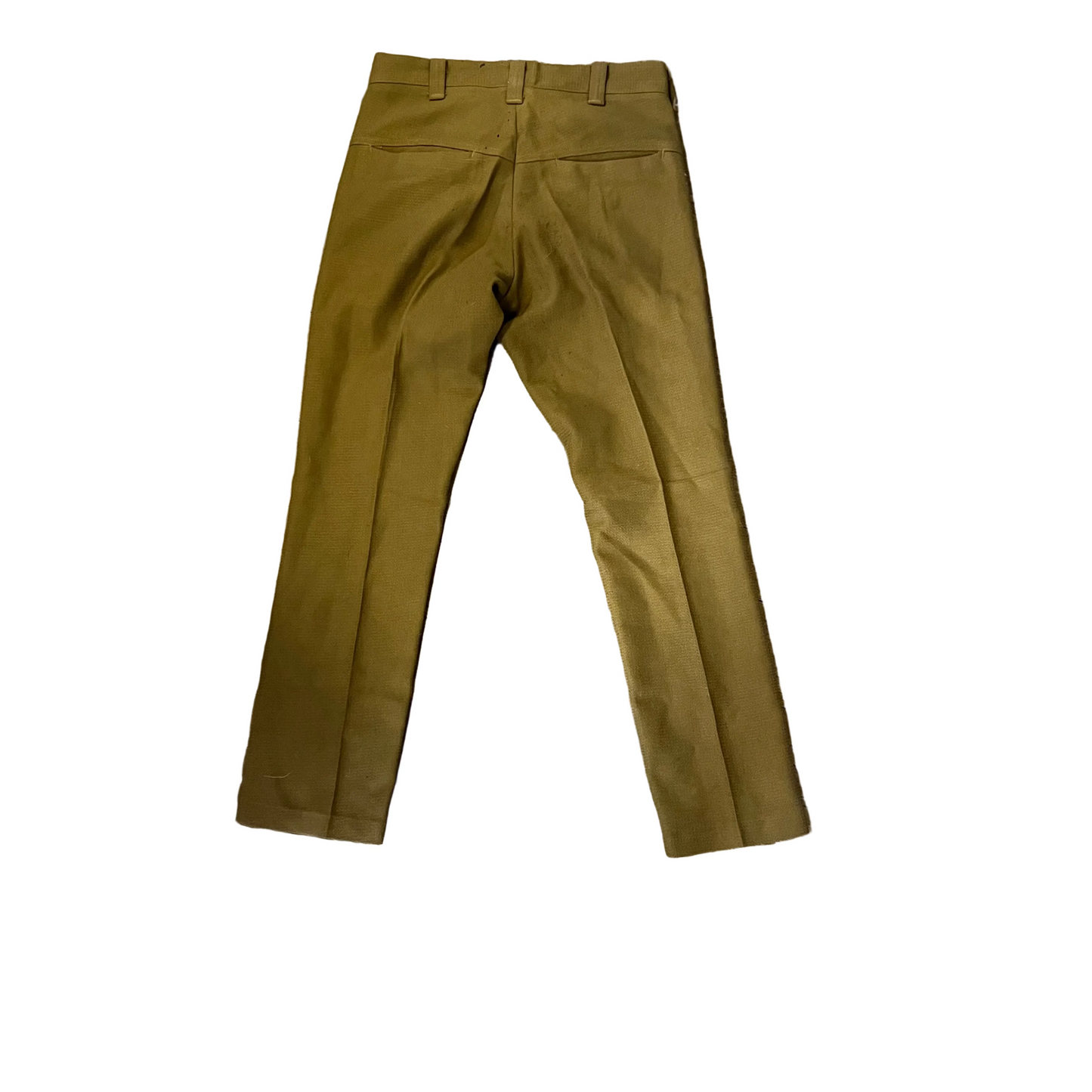 70/80's Brown Yellow Lee Prest Leesures by Lee Dress Pants Slacks - 28" x 28"