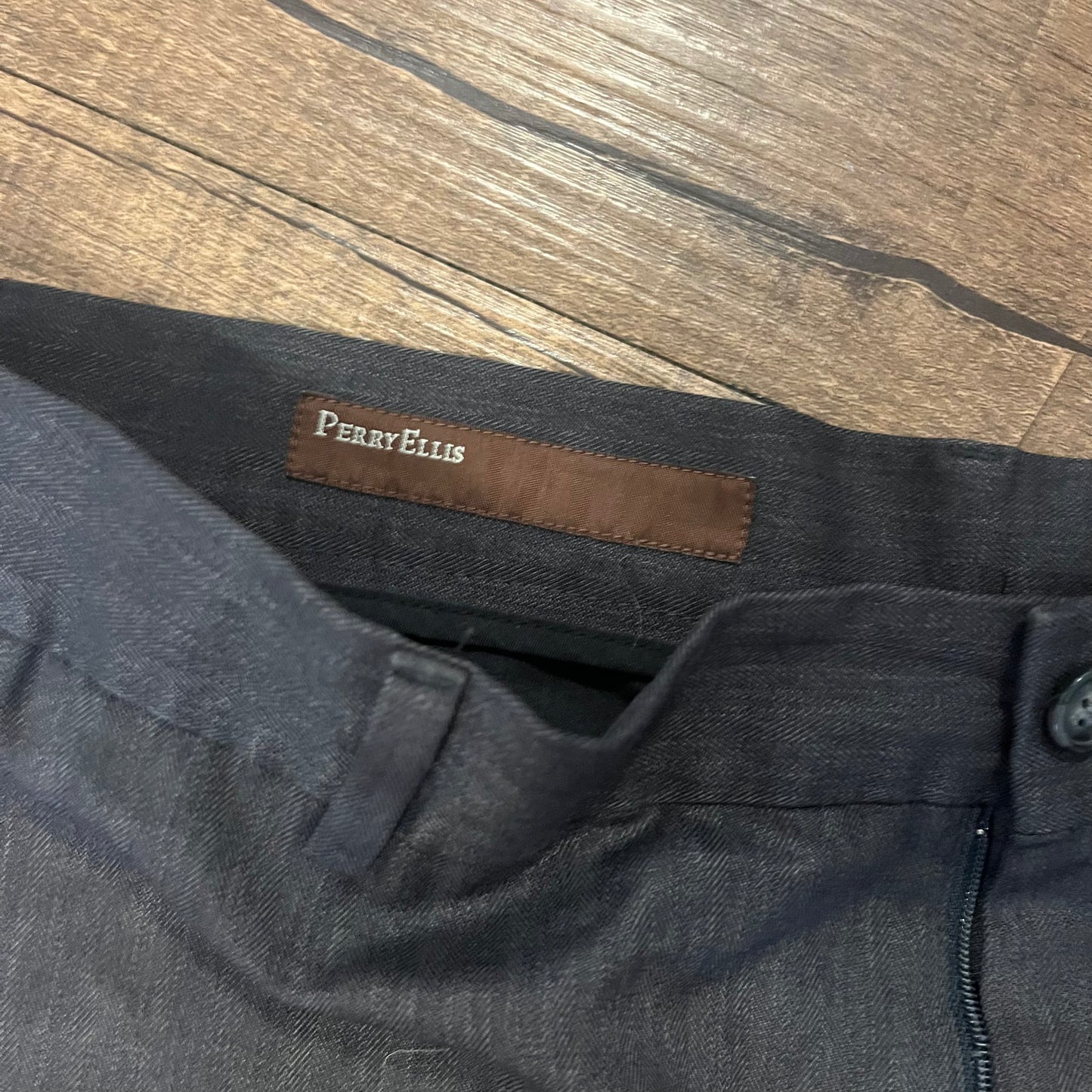 Perry Ellis Grey Dress Pants Slacks - 38" x 29"