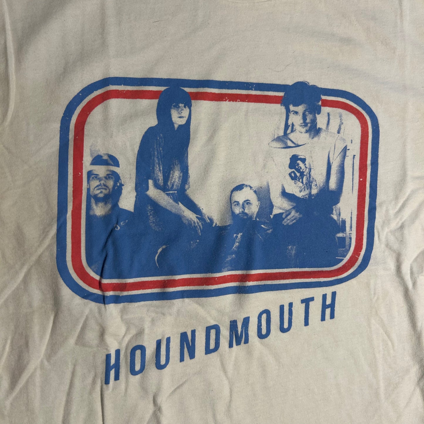 Next Level Apparel Houndmouth Rock Band Music White Tshirt - Medium - 20" x 27"