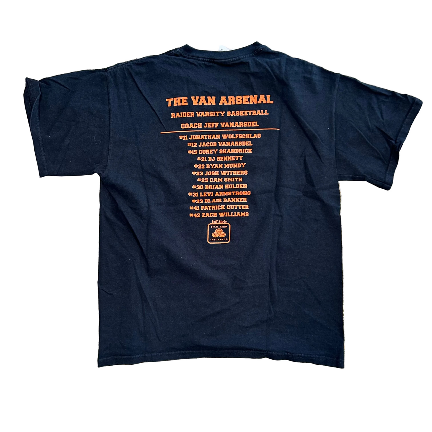 V Block Black Tshirt - Small - 19" x 24.5"