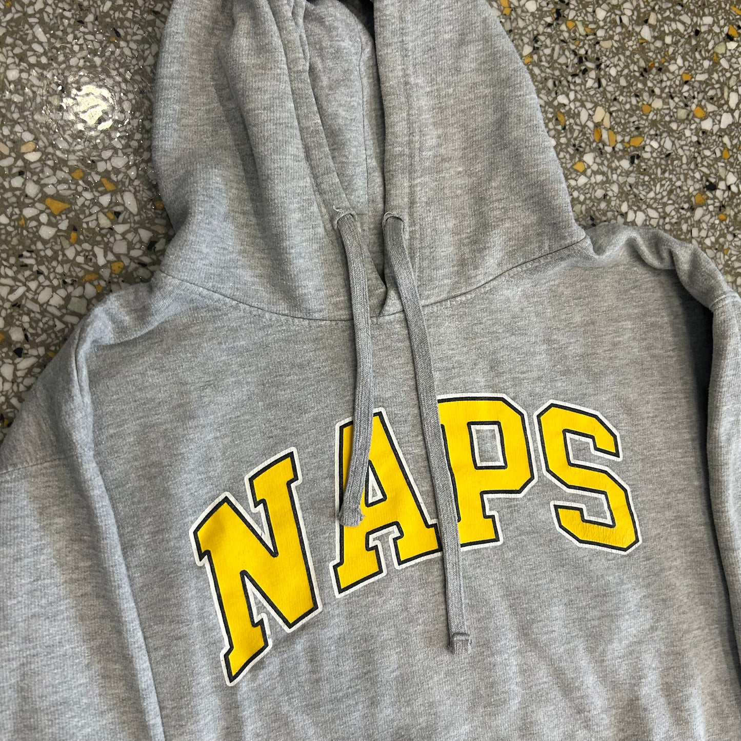 Naps Grey Hooded Sweatshirt - XLarge - 24" x 28"