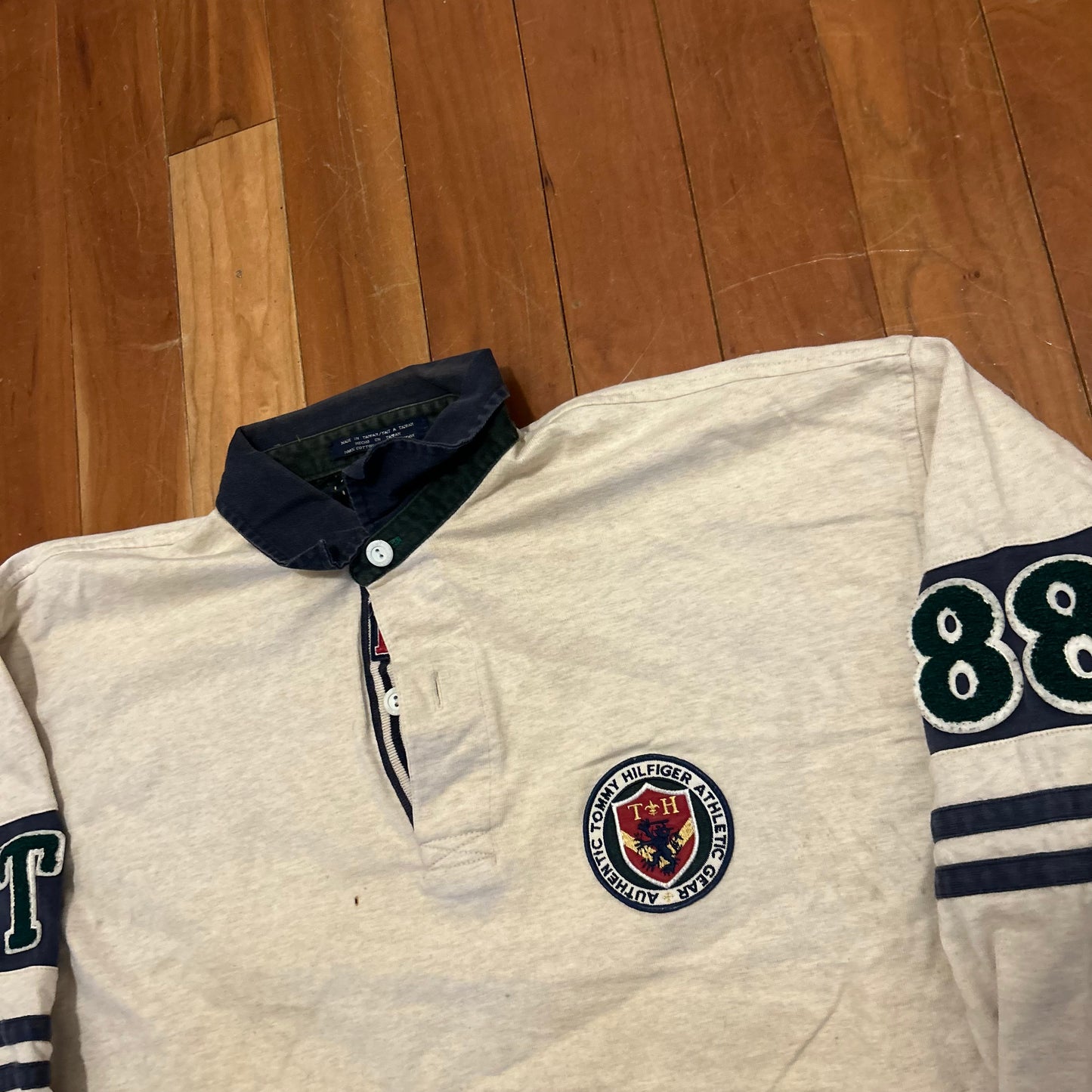 Tommy Hilfiger Longsleeve Rugby Polo Shirt - XLarge - 24" x 29"